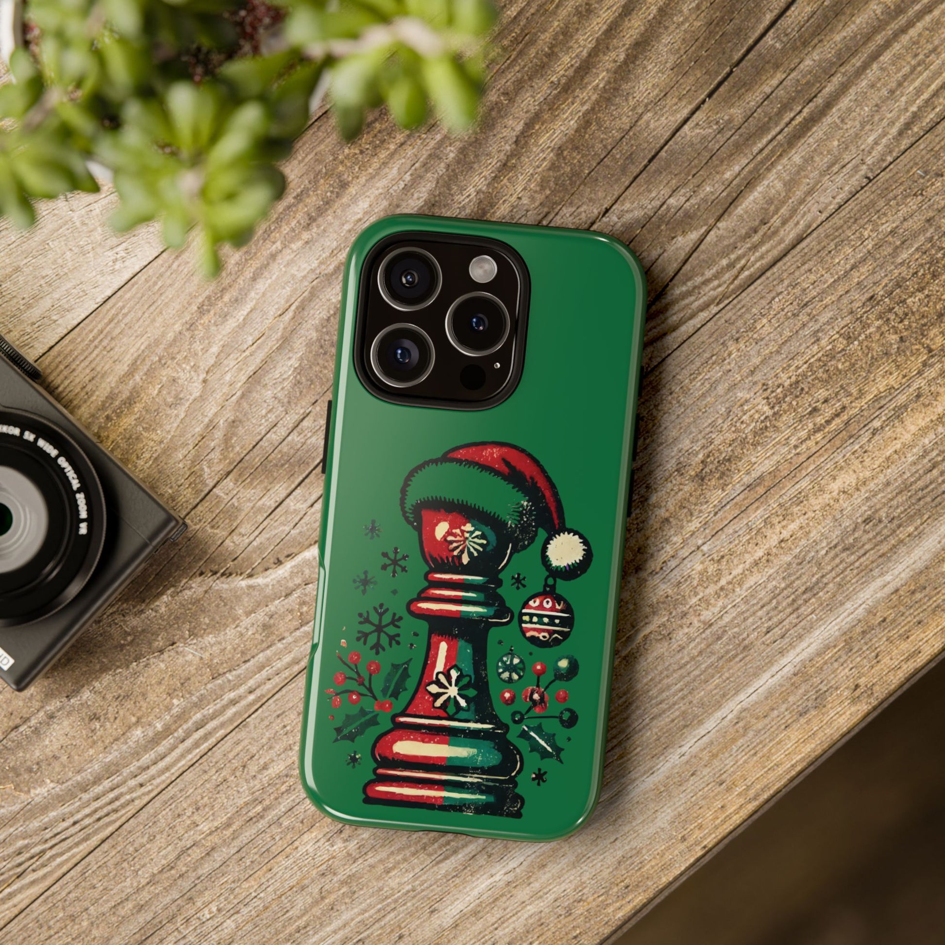 Funda Tough Case Peón Vintage Navidad - iPhone, Samsung, Google Pixel   Phone Case