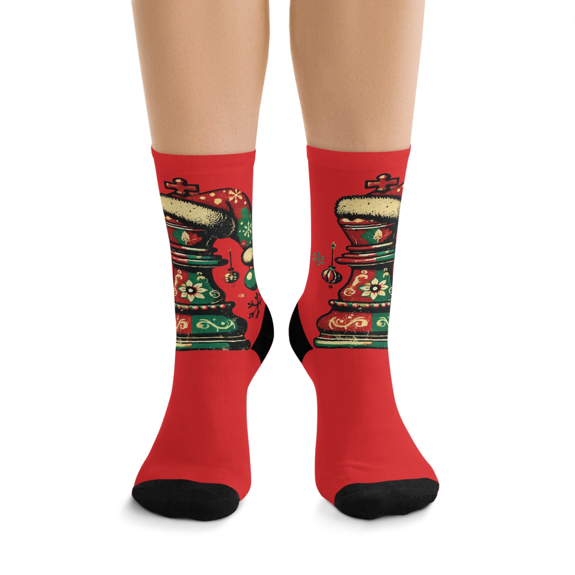 Calcetines de Navidad - Rey Vintage, Unisex y Ecológicos   All Over Prints