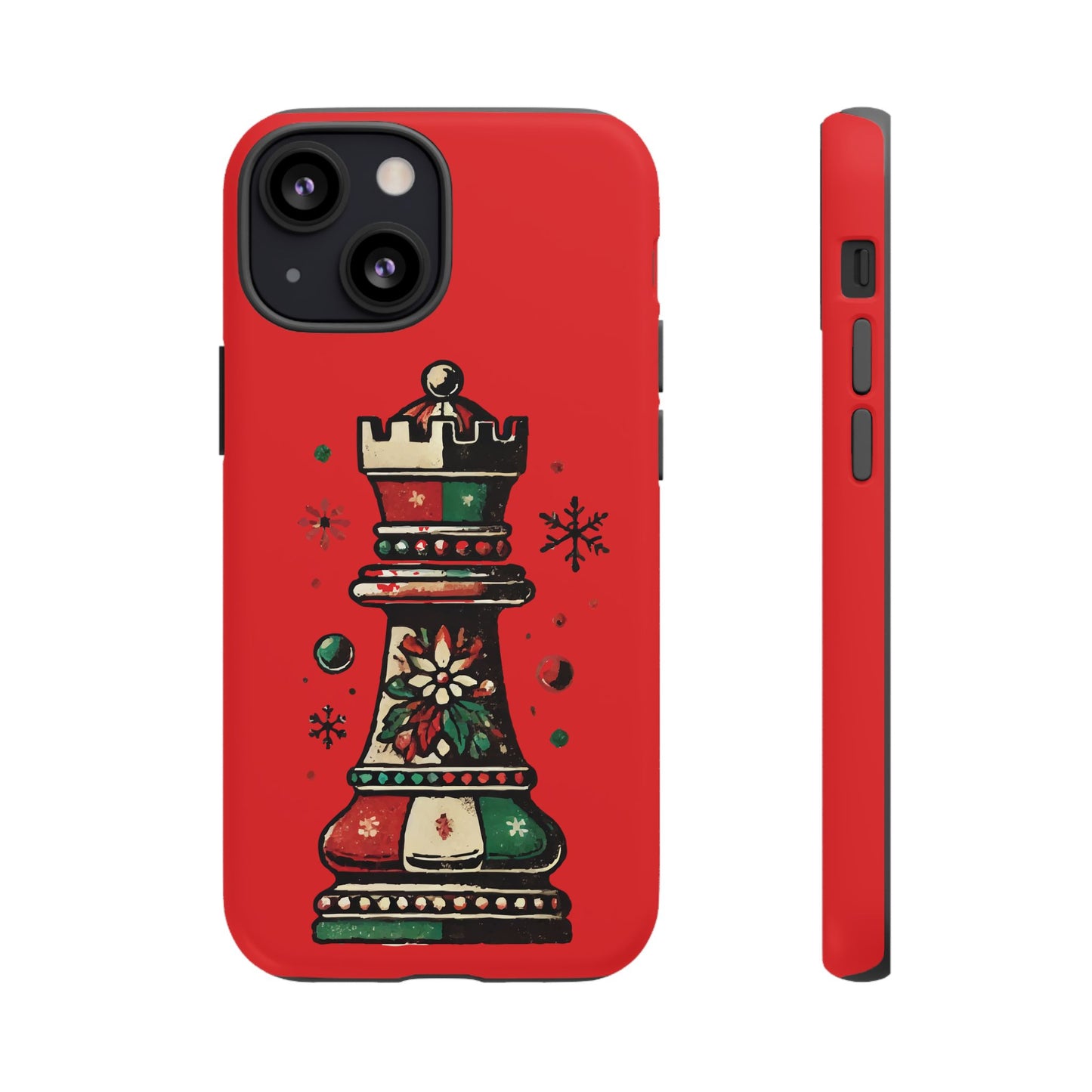 Funda Protectora para Móvil con Diseño de Torre de Ajedrez Vintage Navideño   Phone Case  24.00 iPhone-13-Mini-Matte