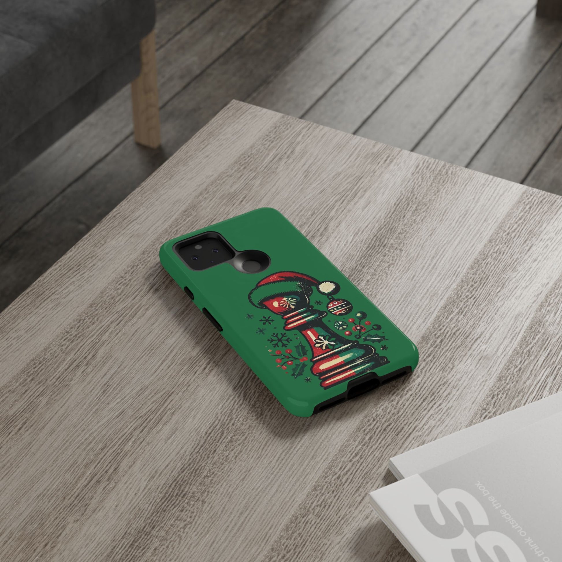 Funda Tough Case Peón Vintage Navidad - iPhone, Samsung, Google Pixel   Phone Case