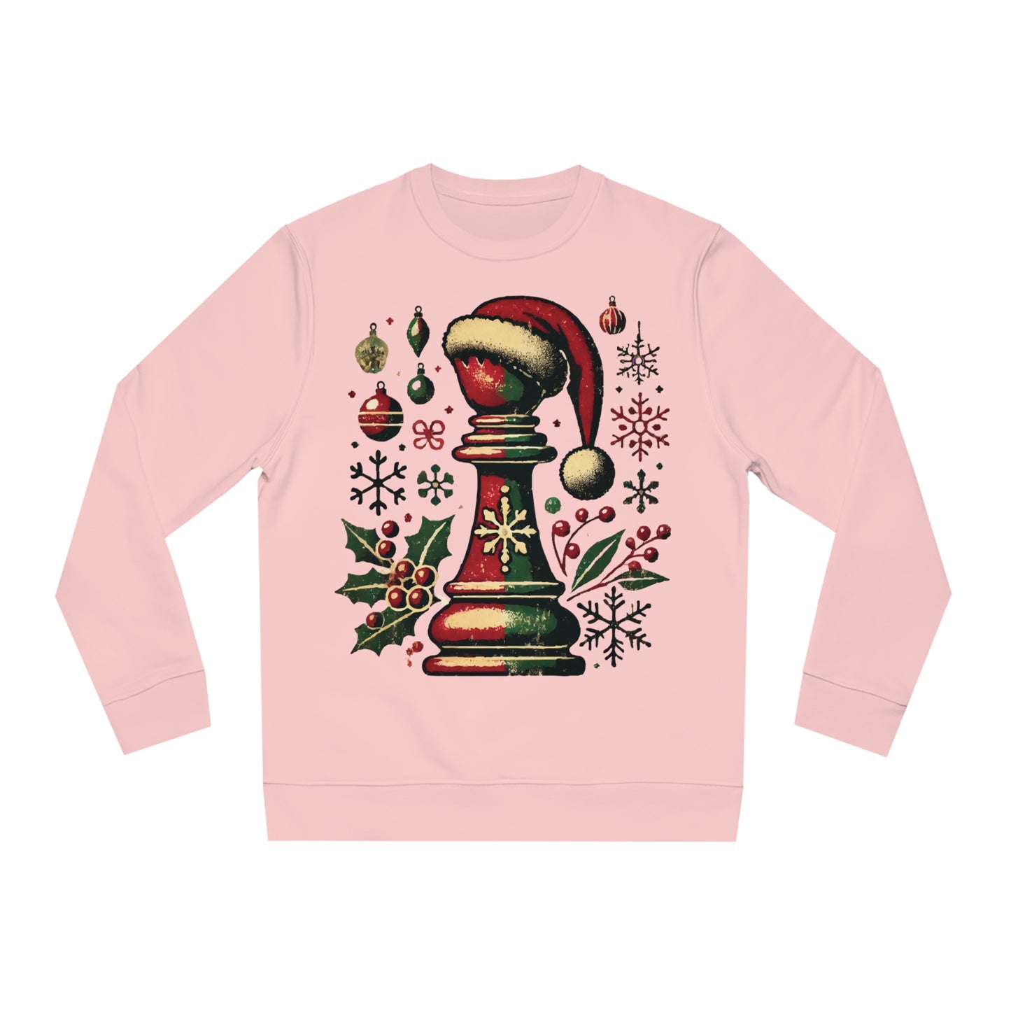 Sudadera Unisex Changer - Alfil Vintage Navideño, Elegancia y Comodidad   Sweatshirt