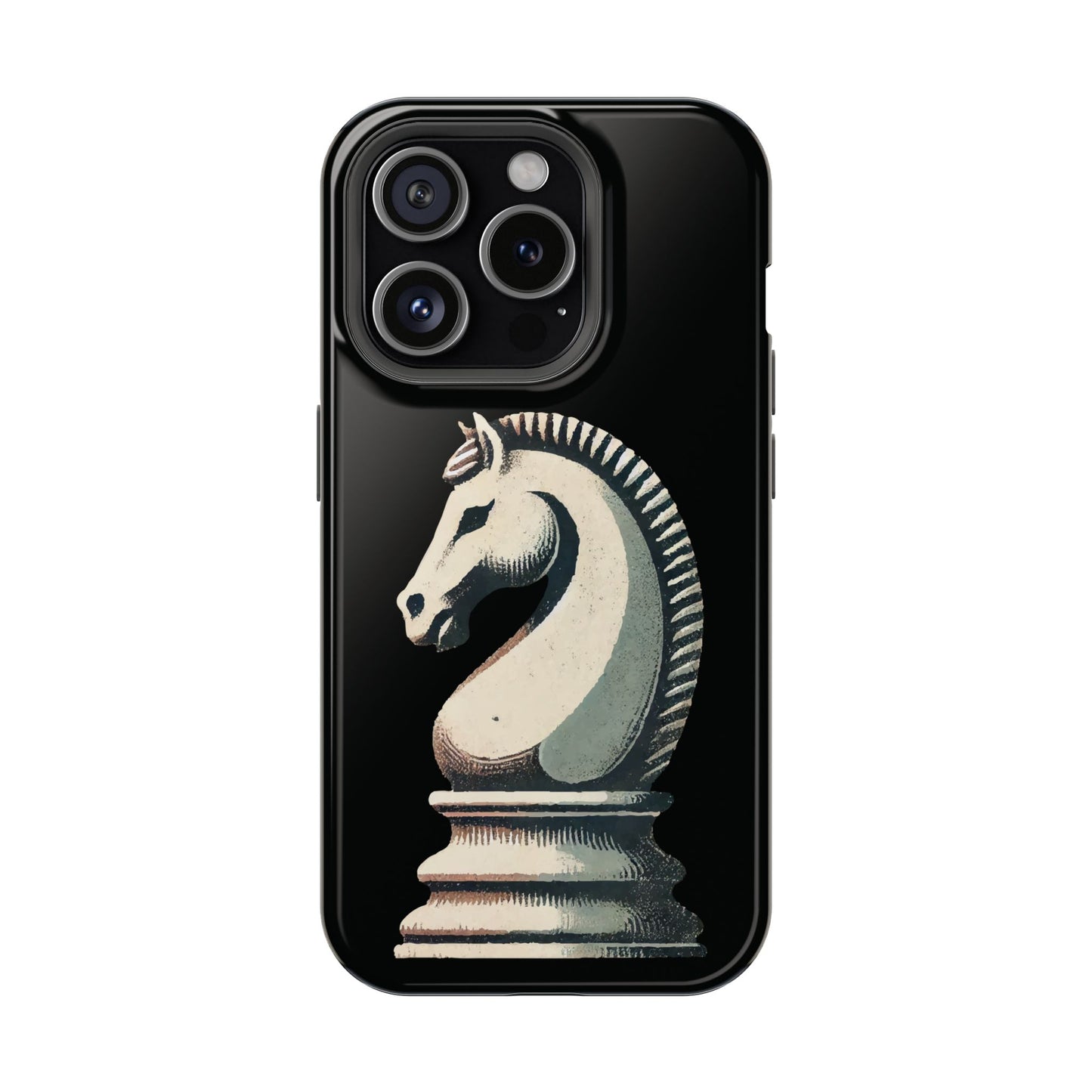 “Magnetic Tough Phone Case – Vintage Knight Design, Durable Protection”   Phone Case  27.00 iPhone-15-Pro-Glossy