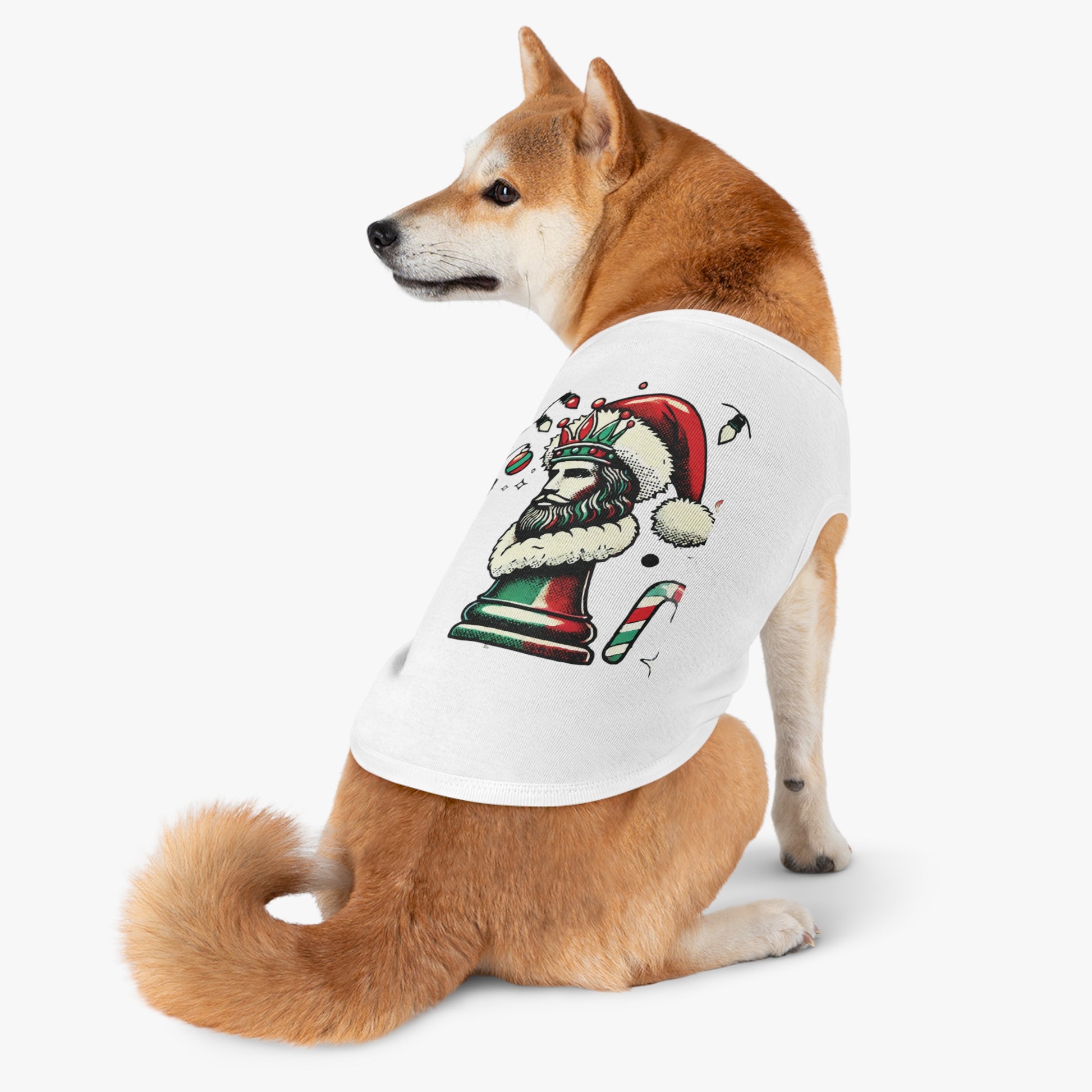 Camiseta para Mascotas Navideña - Navidad Pop Art para Perros y Gatos   Pets