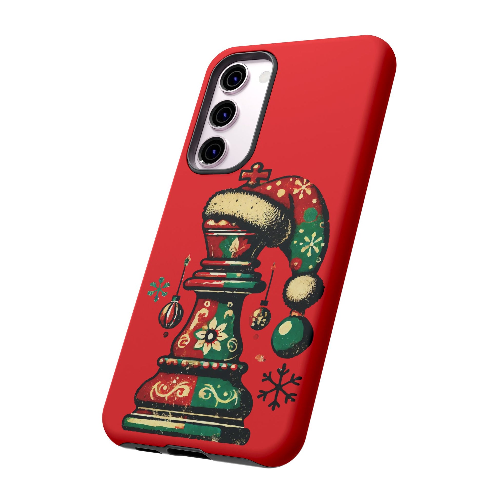 Funda Tough Case Rey Vintage – Protección y estilo navideño retro   Phone Case