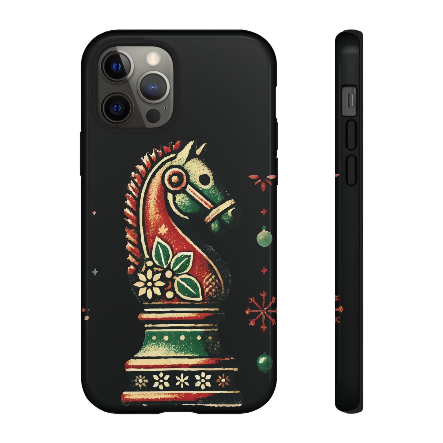 Funda Tough Case Vintage Caballo de Ajedrez – Estilo Navideño   Phone Case  24.00 iPhone-12-Pro-Glossy