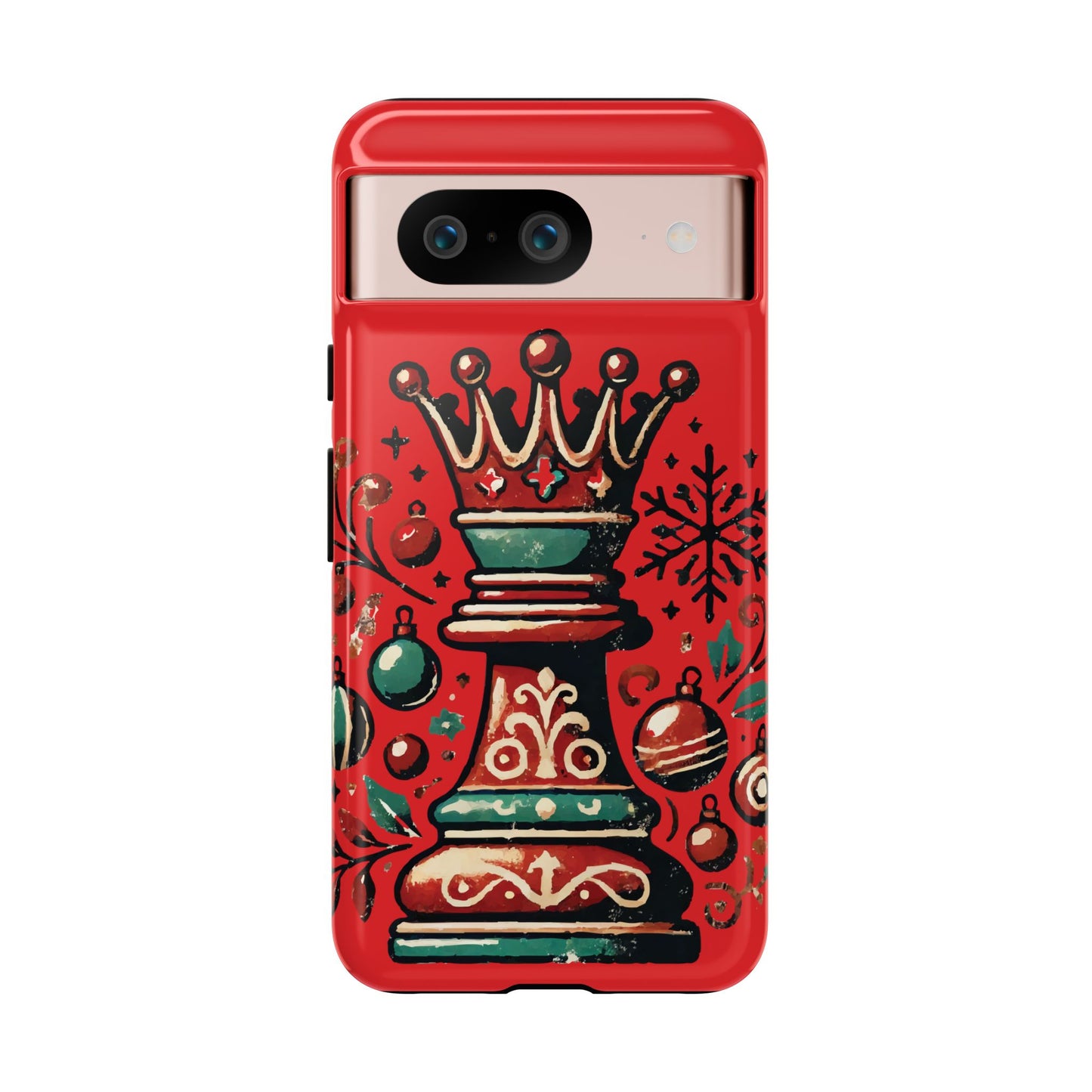 Funda Tough Case Reina Ajedrez Vintage Navideño – Protección y Estilo   Phone Case  24.00 Google-Pixel-8-Glossy