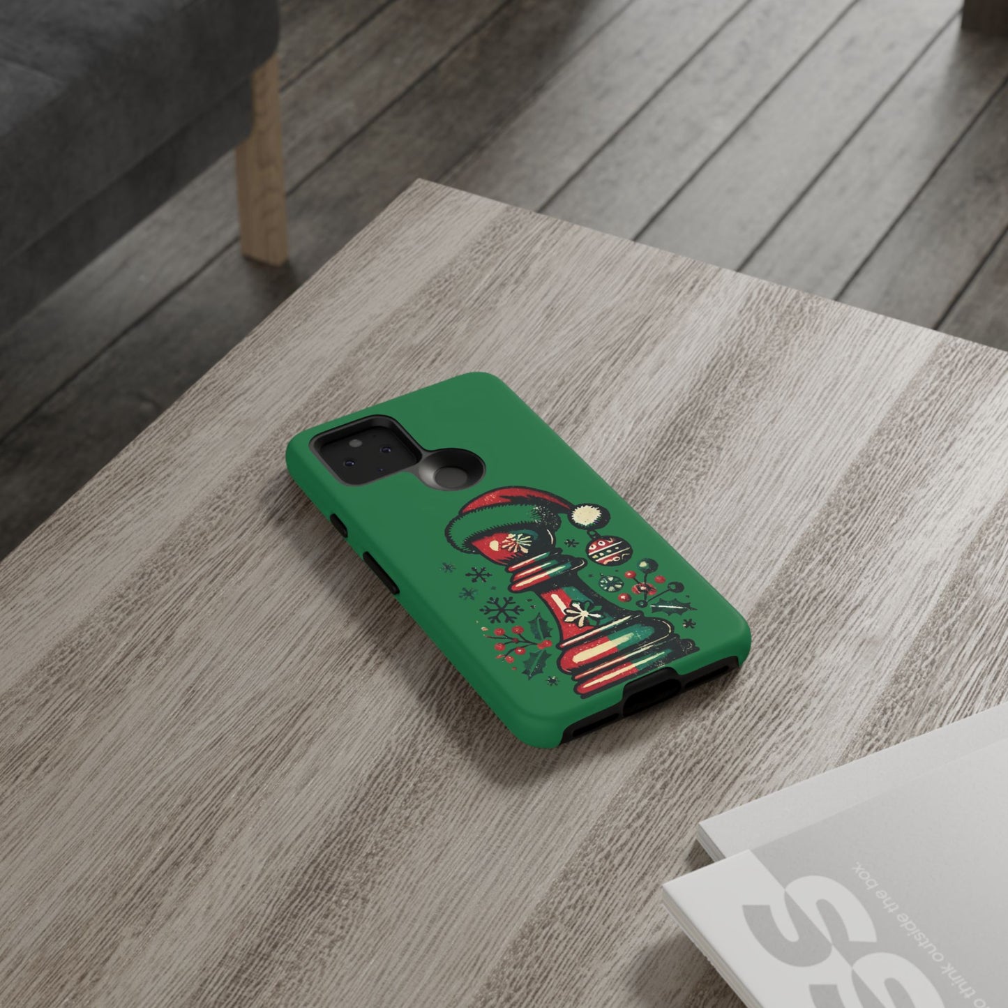 Funda Tough Case Peón Vintage Navidad - iPhone, Samsung, Google Pixel   Phone Case