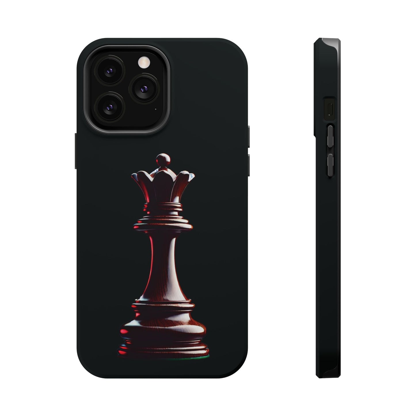 Funda Magnética para iPhone con Diseño Hiperrealista de Reina de Ajedrez