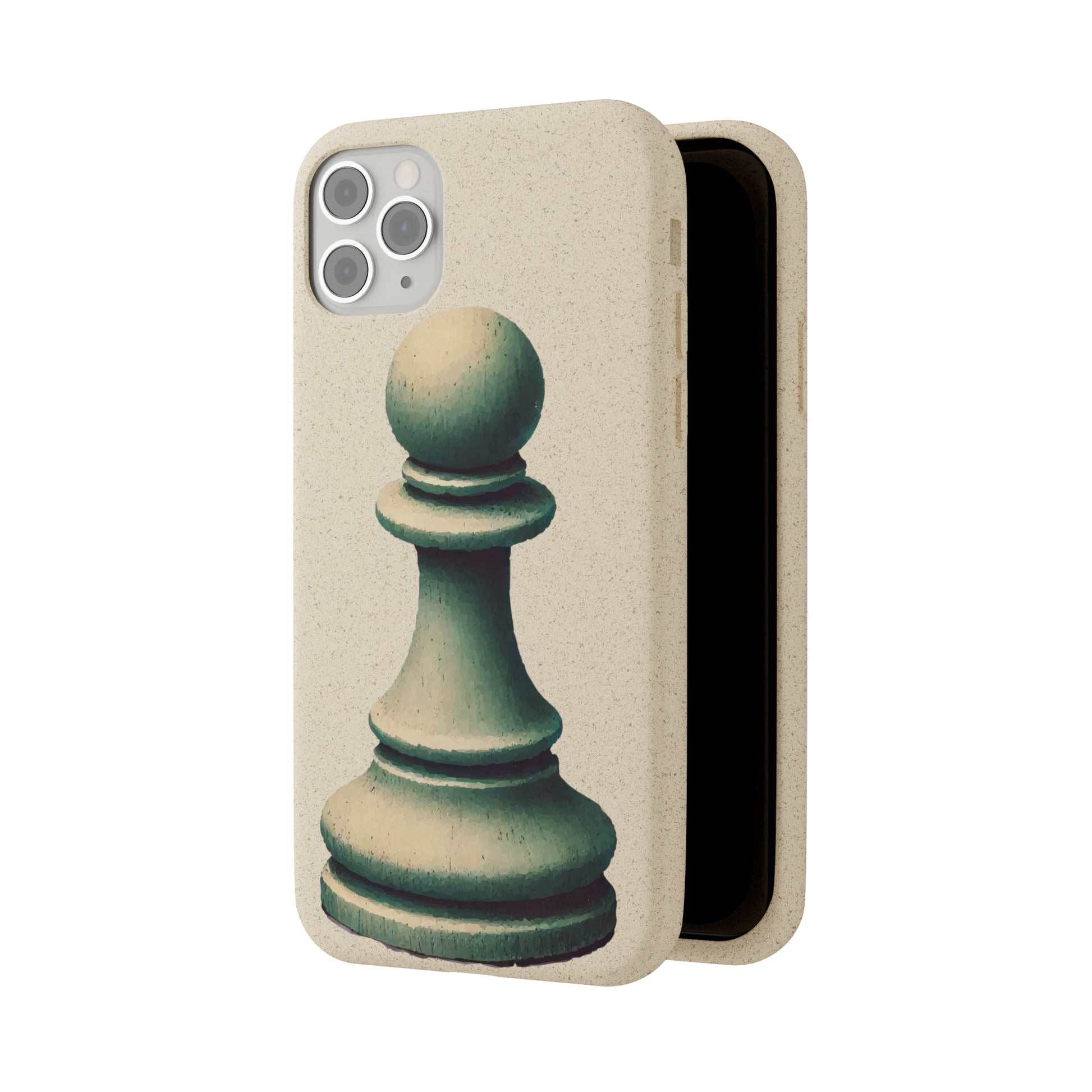 “Biodegradable Phone Case – Vintage Pawn Design, Eco-Friendly Choice”   Phone Case