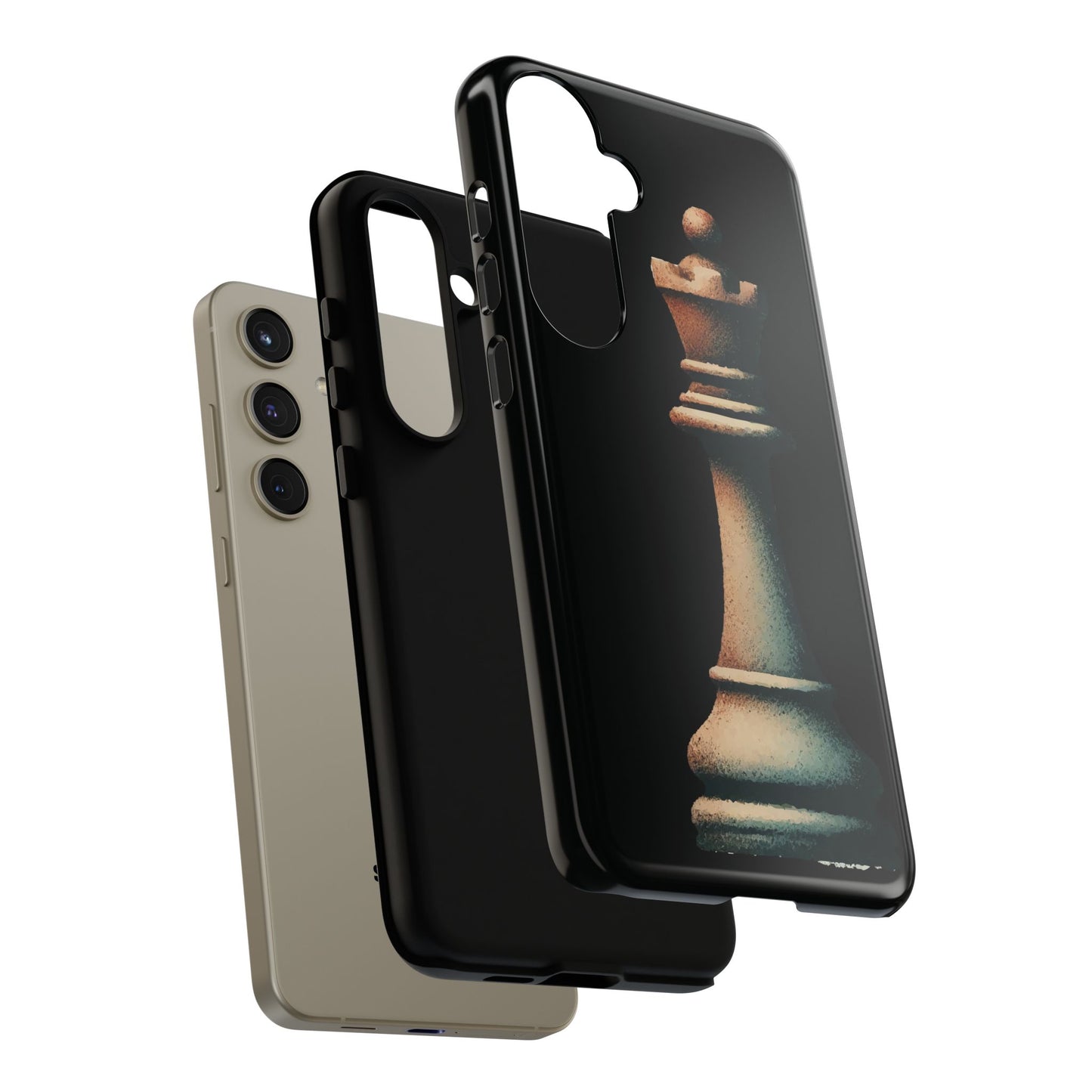 “Tough Phone Case – Vintage Rook Design, Dual-Layer Protection”   Phone Case