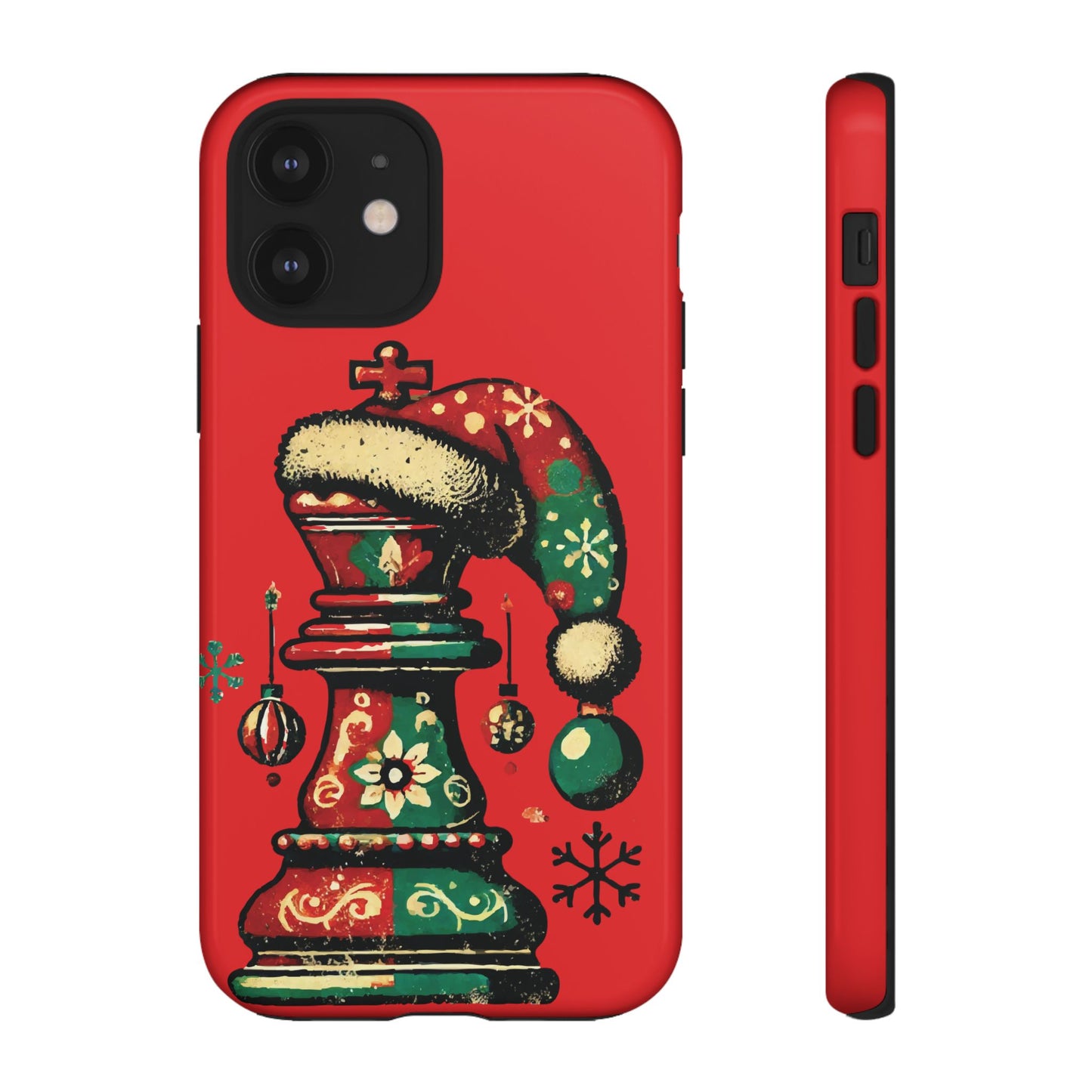 Funda Tough Case Rey Vintage – Protección y estilo navideño retro   Phone Case  24.00 iPhone-12-Glossy