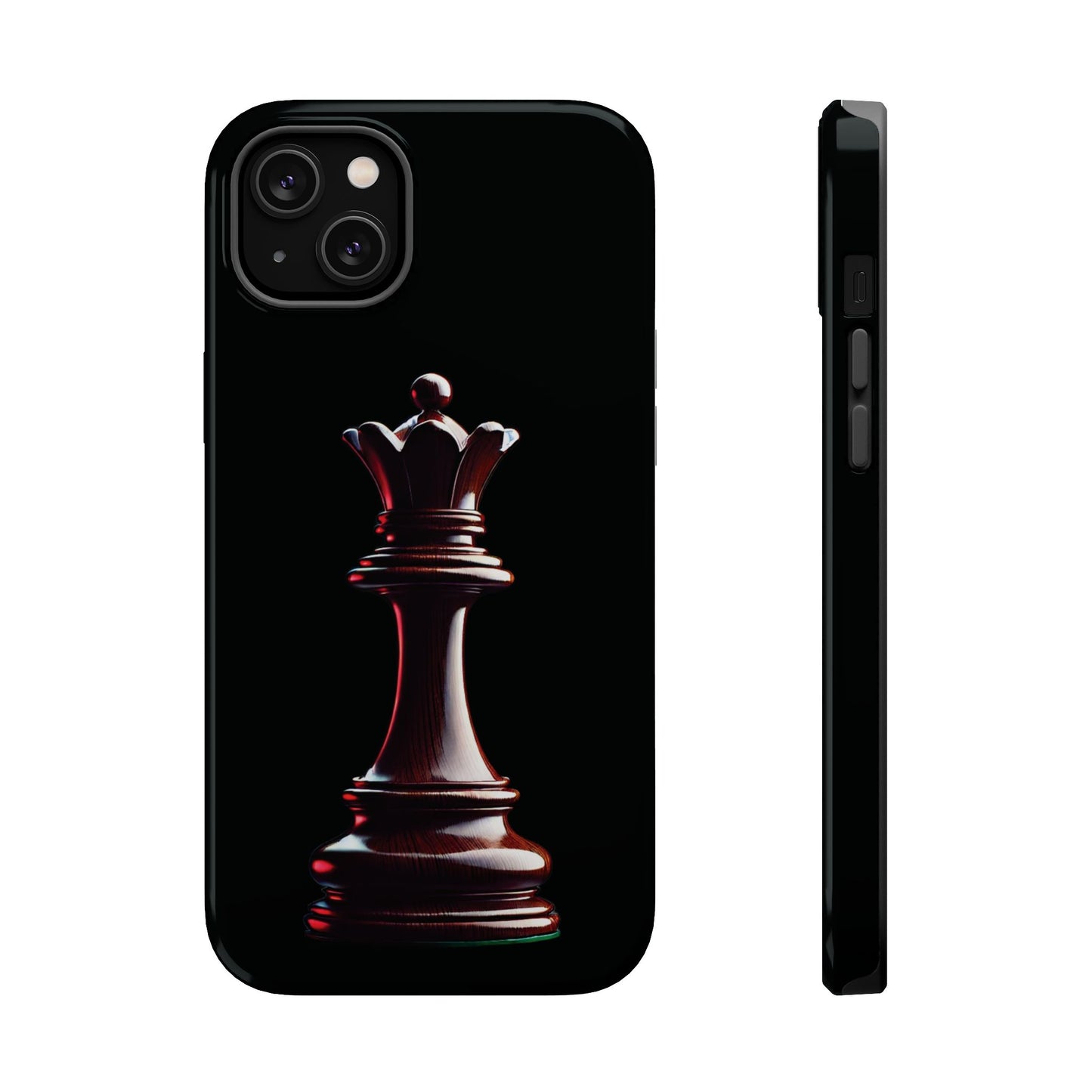 Funda Magnética para iPhone con Diseño Hiperrealista de Reina de Ajedrez