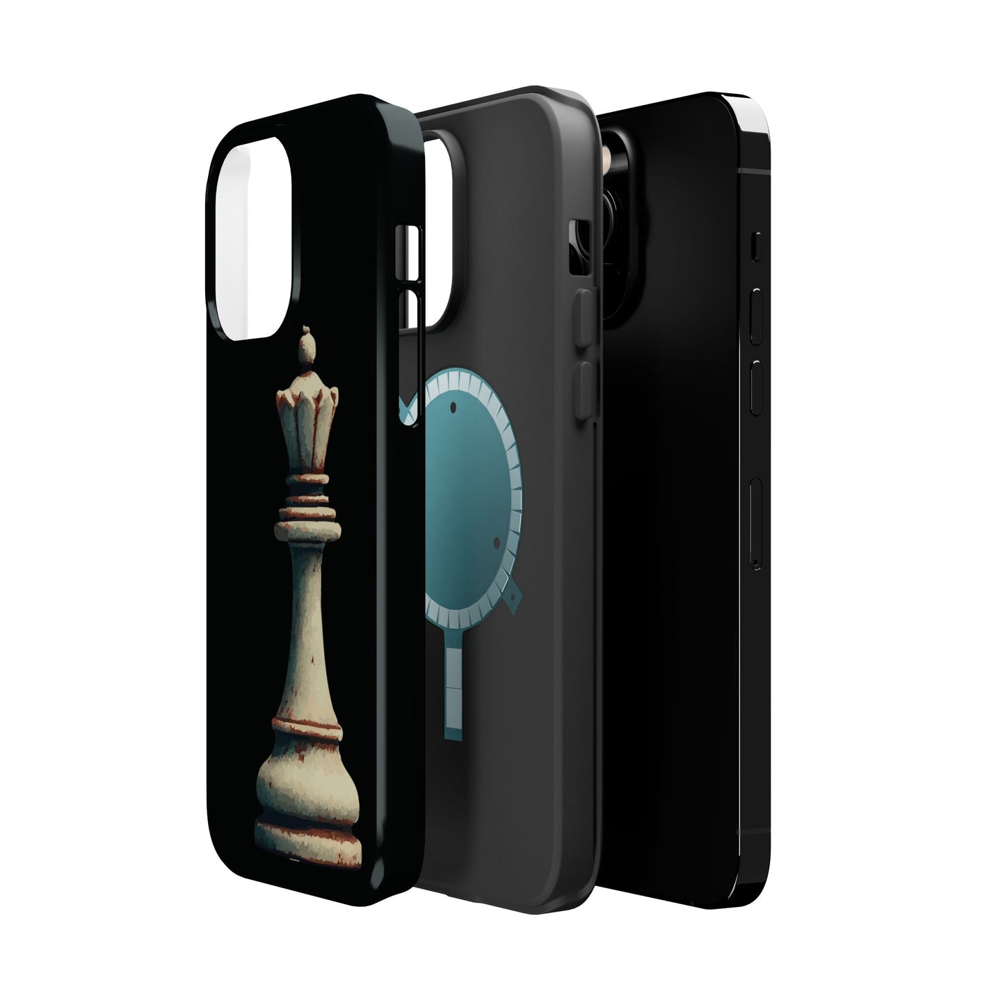 “Funda Magnética Reina de Ajedrez – Protección Robusta y Estilo Retro”   Phone Case