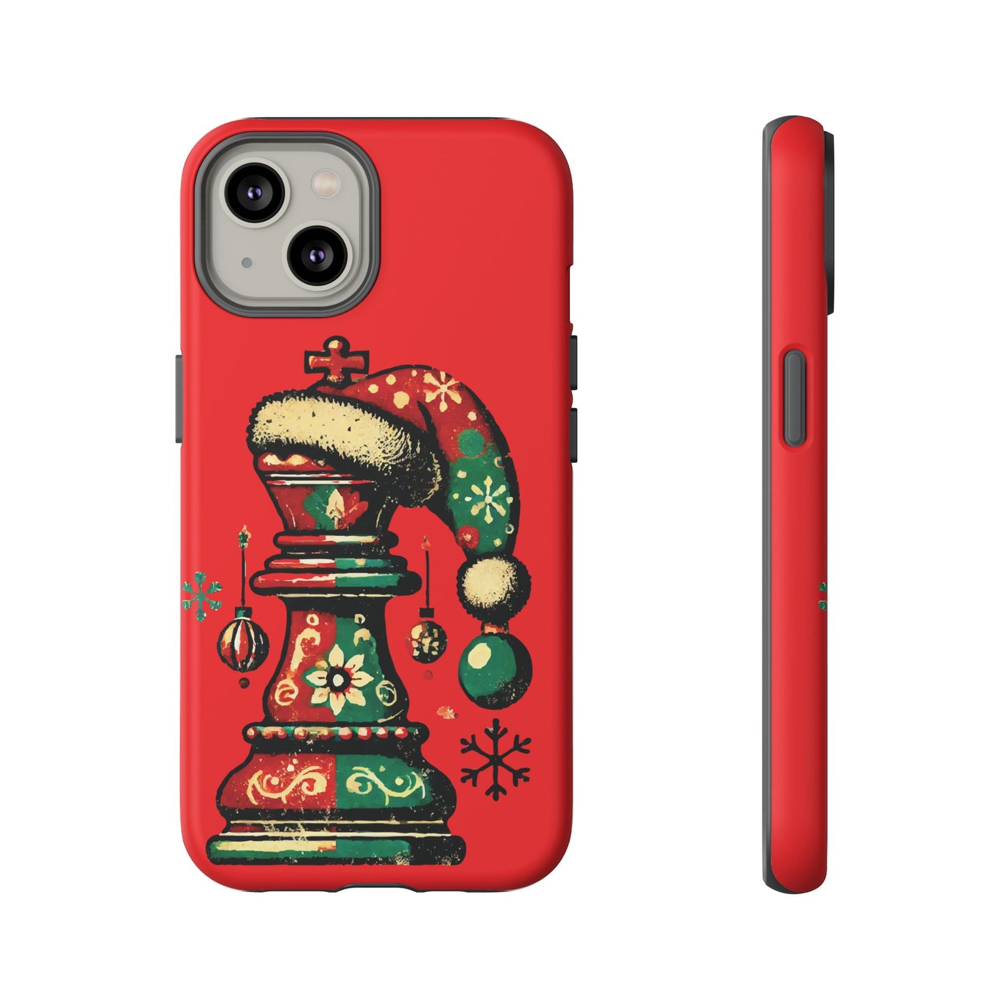 Funda Tough Case Rey Vintage – Protección y estilo navideño retro   Phone Case  24.00 iPhone-14-Matte