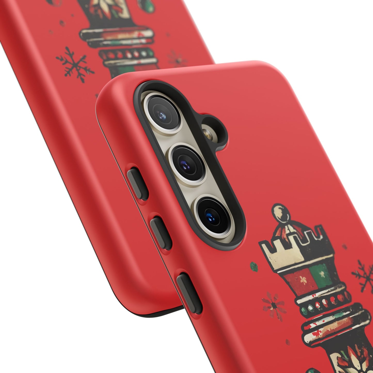 Funda Protectora para Móvil con Diseño de Torre de Ajedrez Vintage Navideño   Phone Case