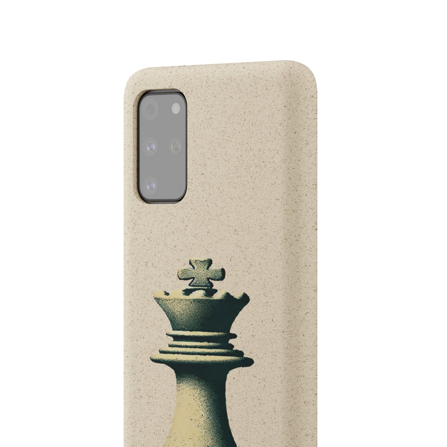 “Funda Biodegradable Rey de Ajedrez – Estilo Vintage y Sostenible”   Phone Case