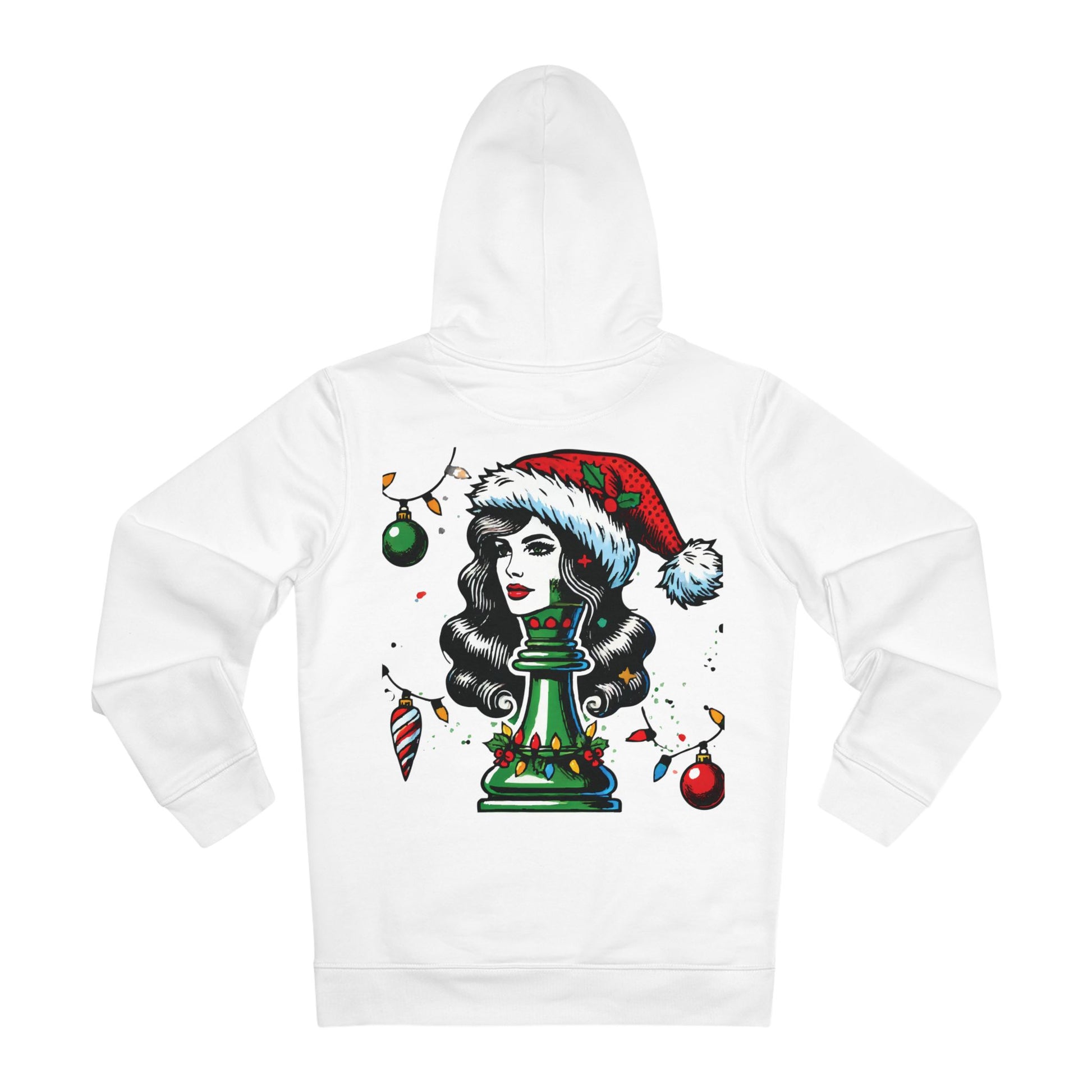 Unisex Cruiser Hoodie - Reina Pop Art Navidad, Estilo y Comodidad   Hoodie