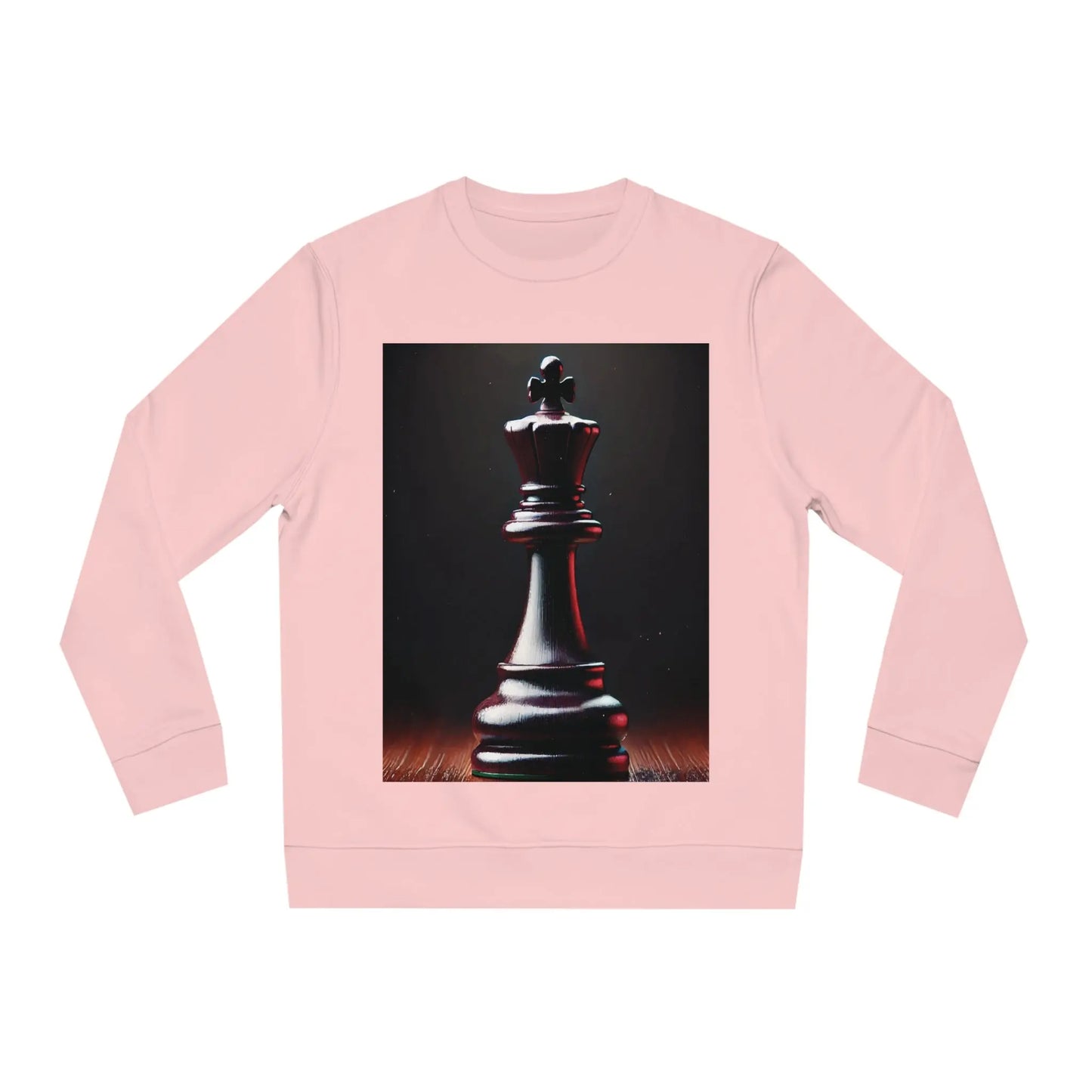 Chess King Hyperrealist Unisex Sweatshirt - Power and Strategy Design Printify  Sweatshirt