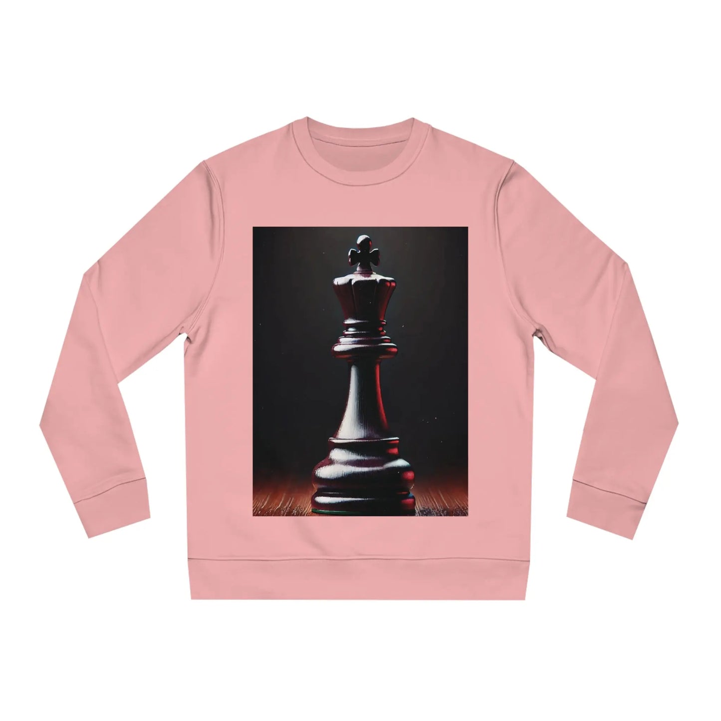 Chess King Hyperrealist Unisex Sweatshirt - Power and Strategy Design Printify  Sweatshirt