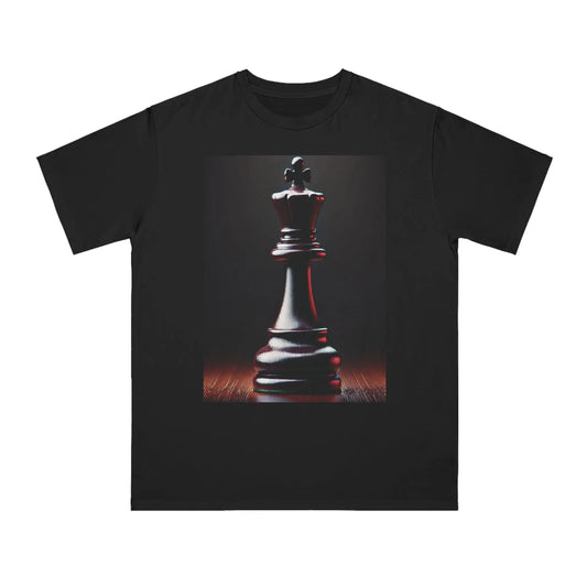 Chess King Organic T-Shirt - Hyperrealistic Design for Chess Lovers Printify  T-Shirt