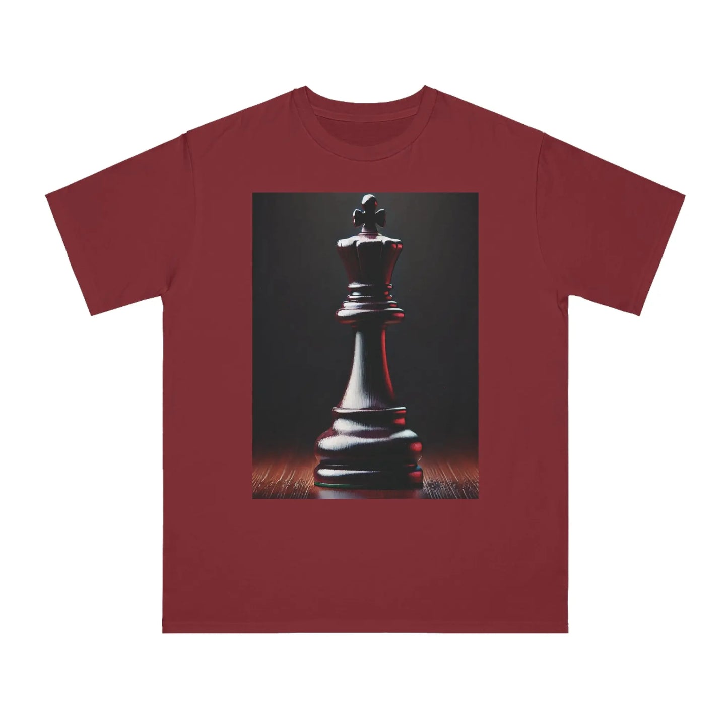 Chess King Organic T-Shirt - Hyperrealistic Design for Chess Lovers Printify  T-Shirt