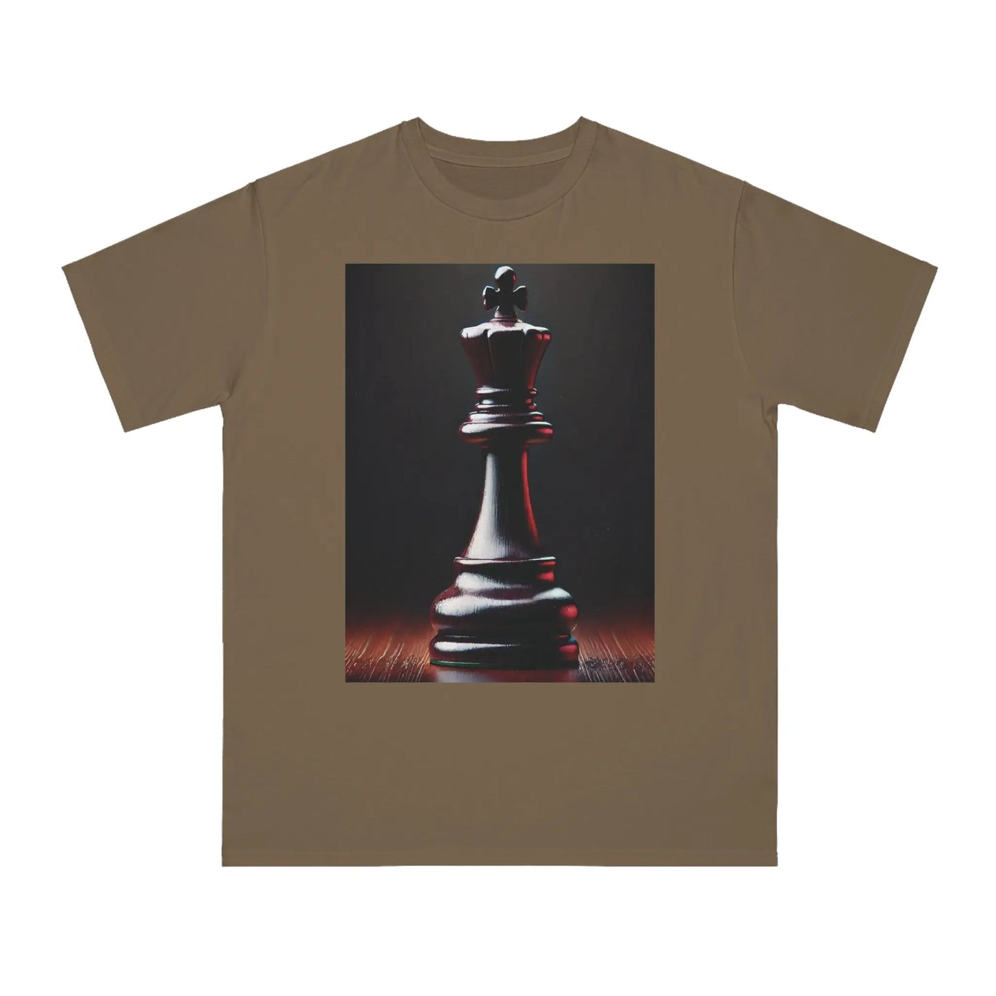 Chess King Organic T-Shirt - Hyperrealistic Design for Chess Lovers Printify  T-Shirt