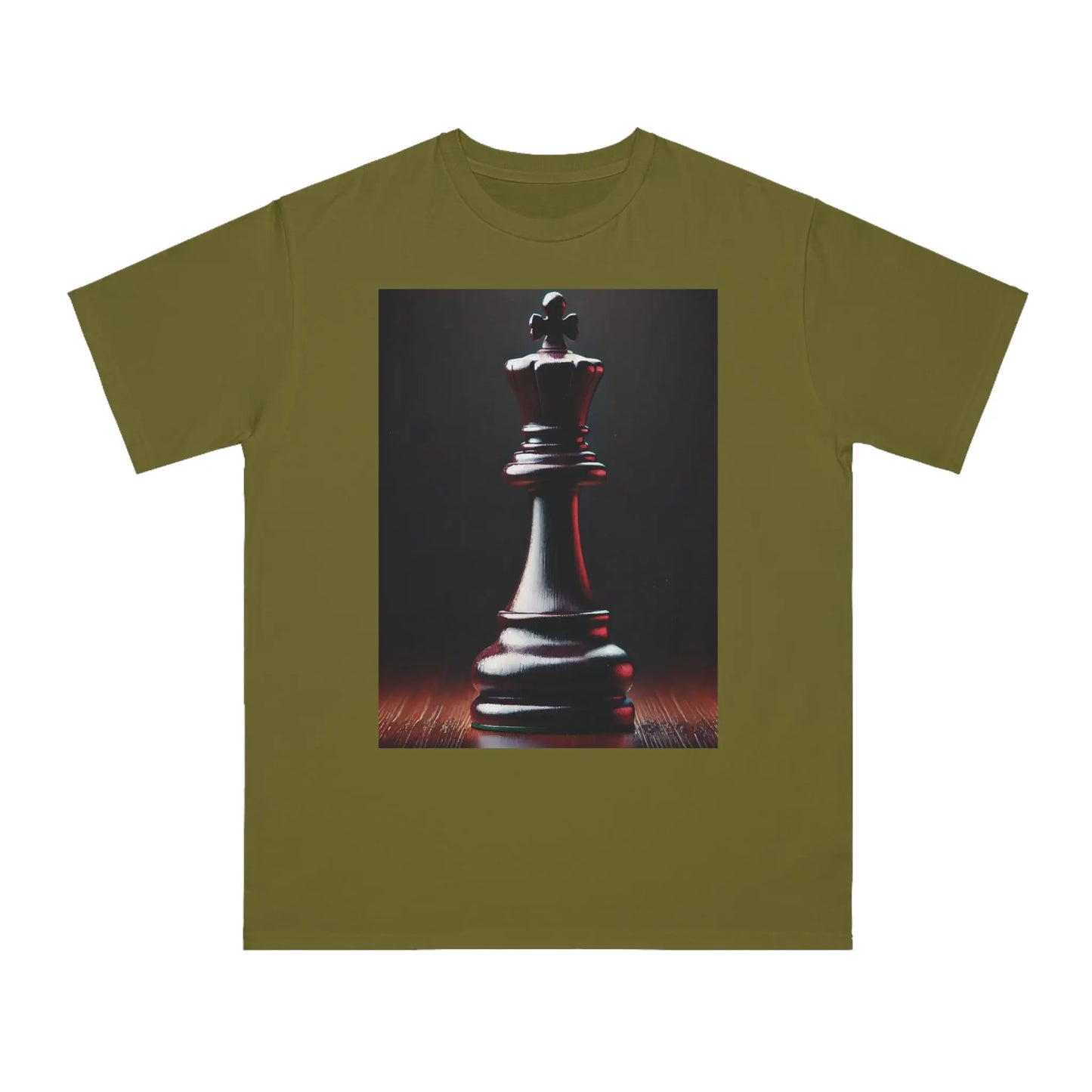 Chess King Organic T-Shirt - Hyperrealistic Design for Chess Lovers Printify  T-Shirt