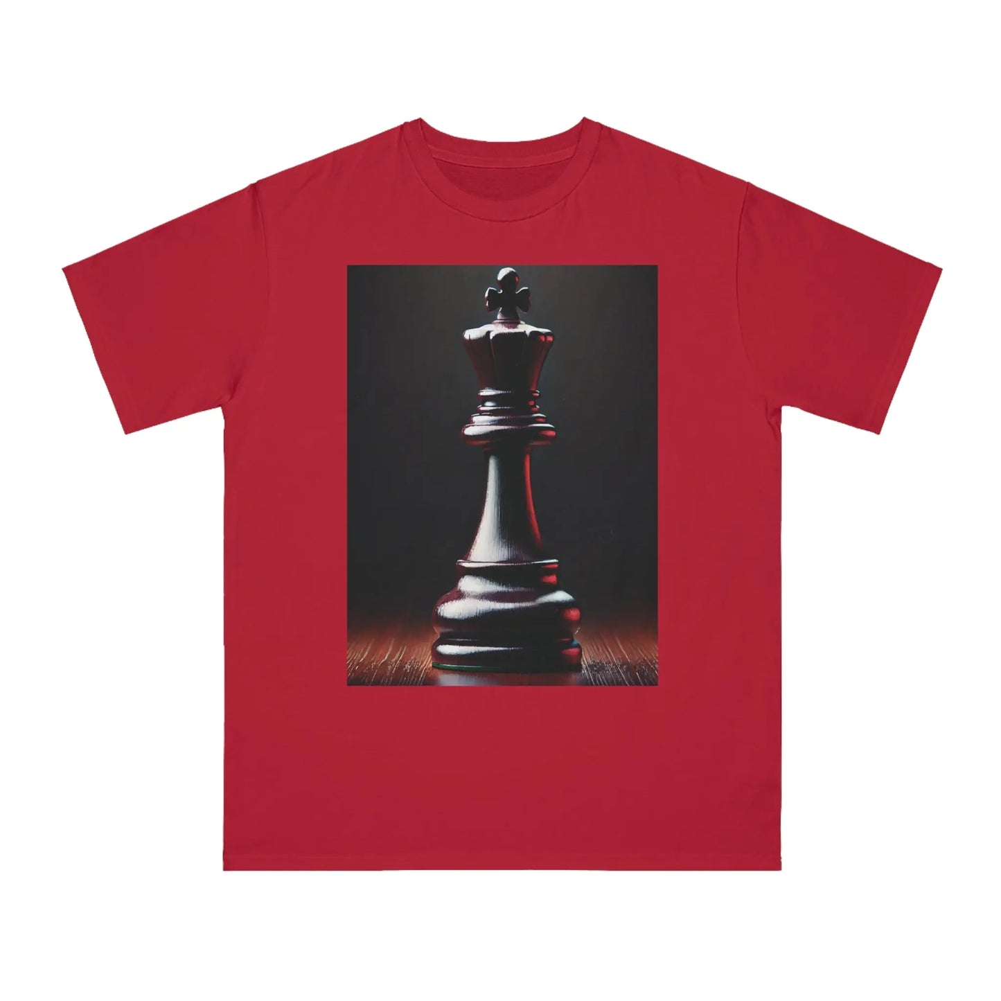 Chess King Organic T-Shirt - Hyperrealistic Design for Chess Lovers Printify  T-Shirt