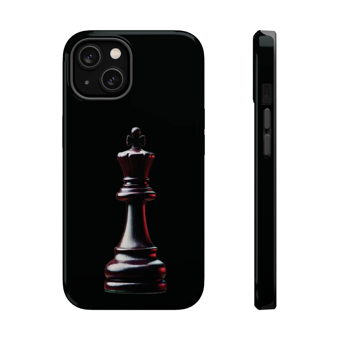 Funda Magnética Premium para iPhone - Diseño Completo de Rey de Ajedrez Printify  Phone Case