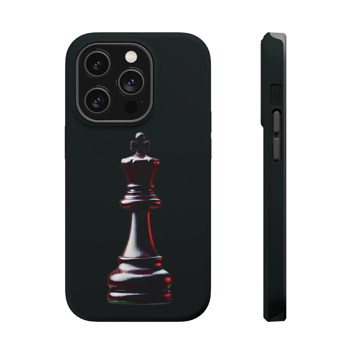 Funda Magnética Premium para iPhone - Diseño Completo de Rey de Ajedrez Printify  Phone Case