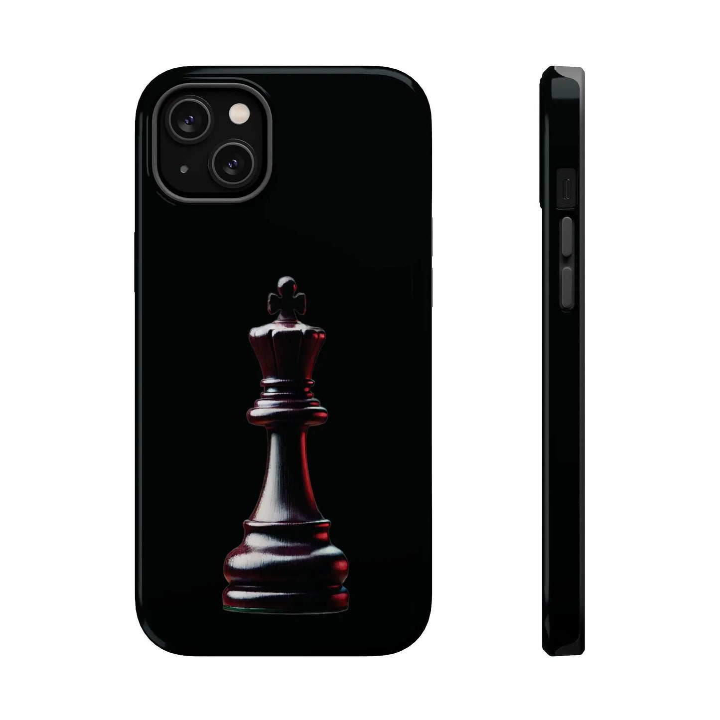 Funda Magnética Premium para iPhone - Diseño Completo de Rey de Ajedrez Printify  Phone Case