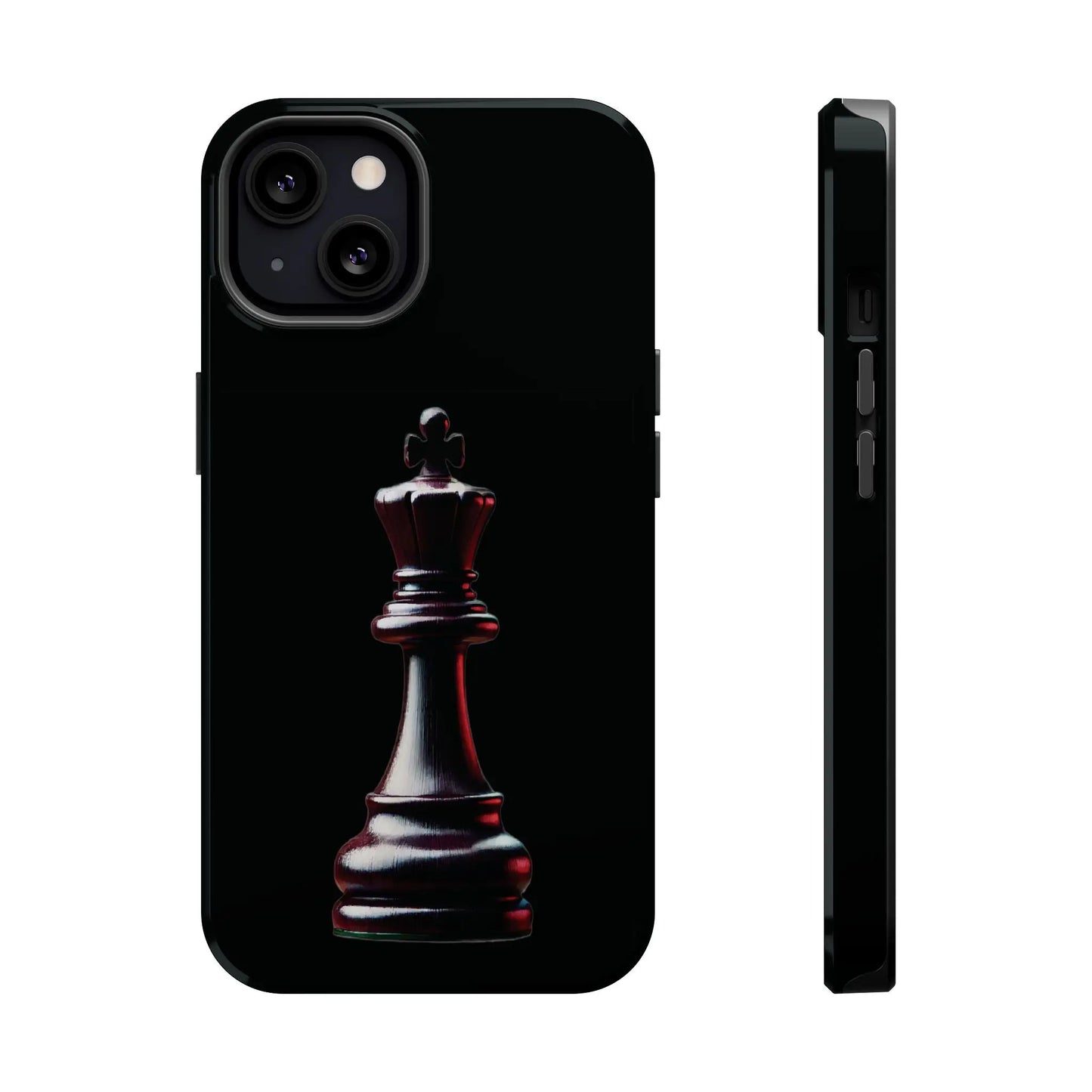 Funda Magnética Premium para iPhone - Diseño Completo de Rey de Ajedrez Printify  Phone Case