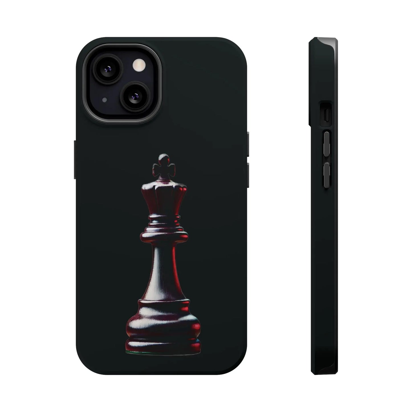 Funda Magnética Premium para iPhone - Diseño Completo de Rey de Ajedrez Printify  Phone Case