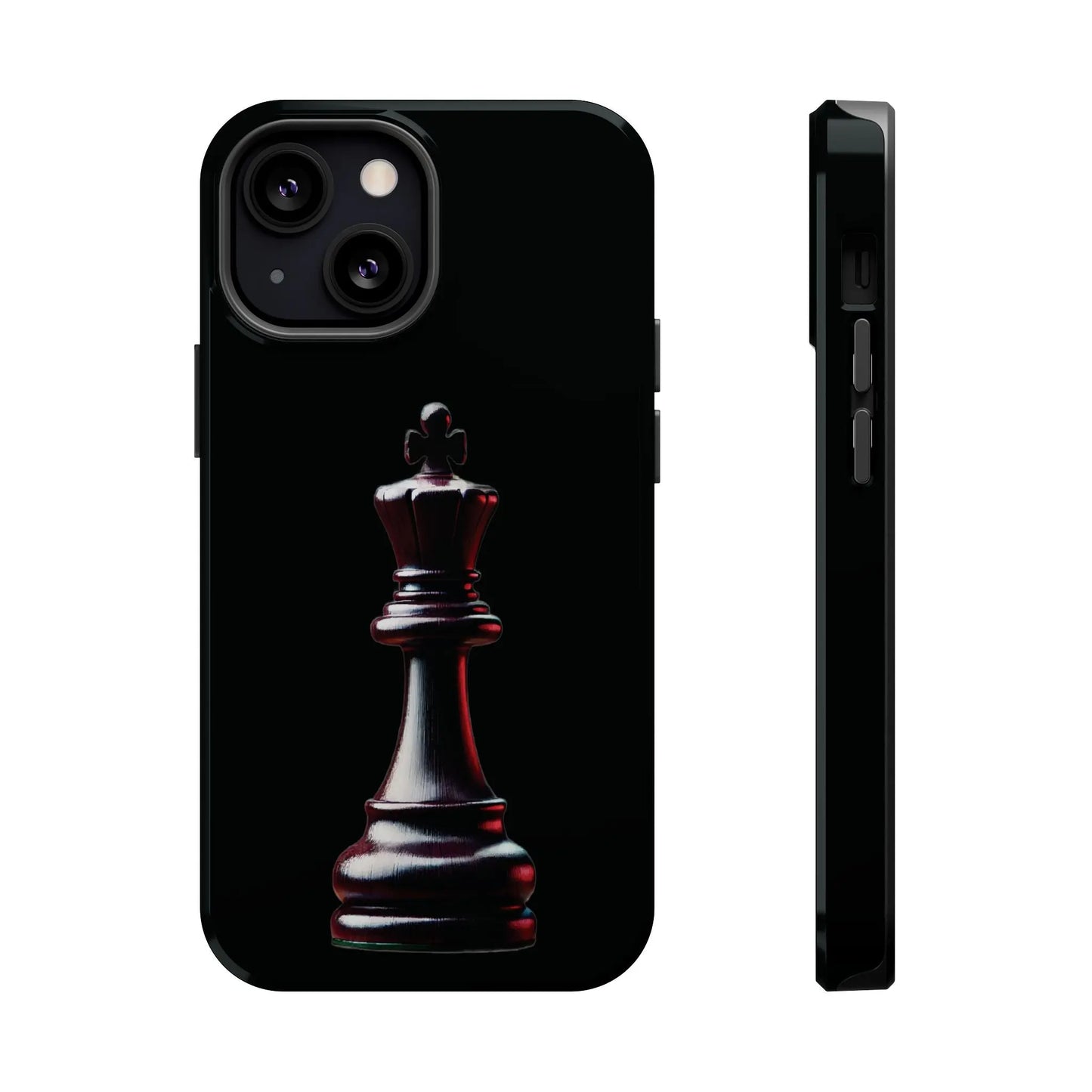 Funda Magnética Premium para iPhone - Diseño Completo de Rey de Ajedrez Printify  Phone Case