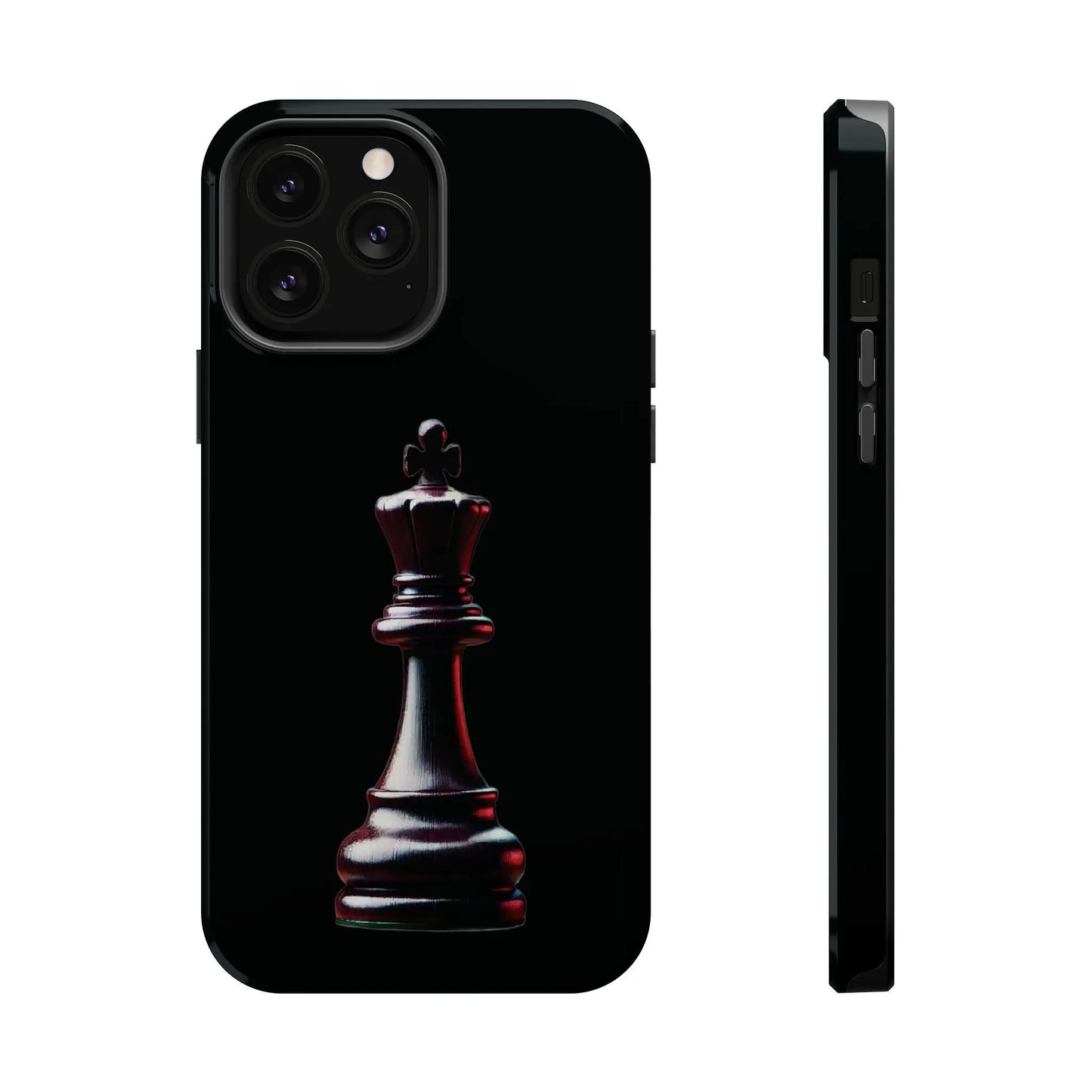 Funda Magnética Premium para iPhone - Diseño Completo de Rey de Ajedrez Printify  Phone Case