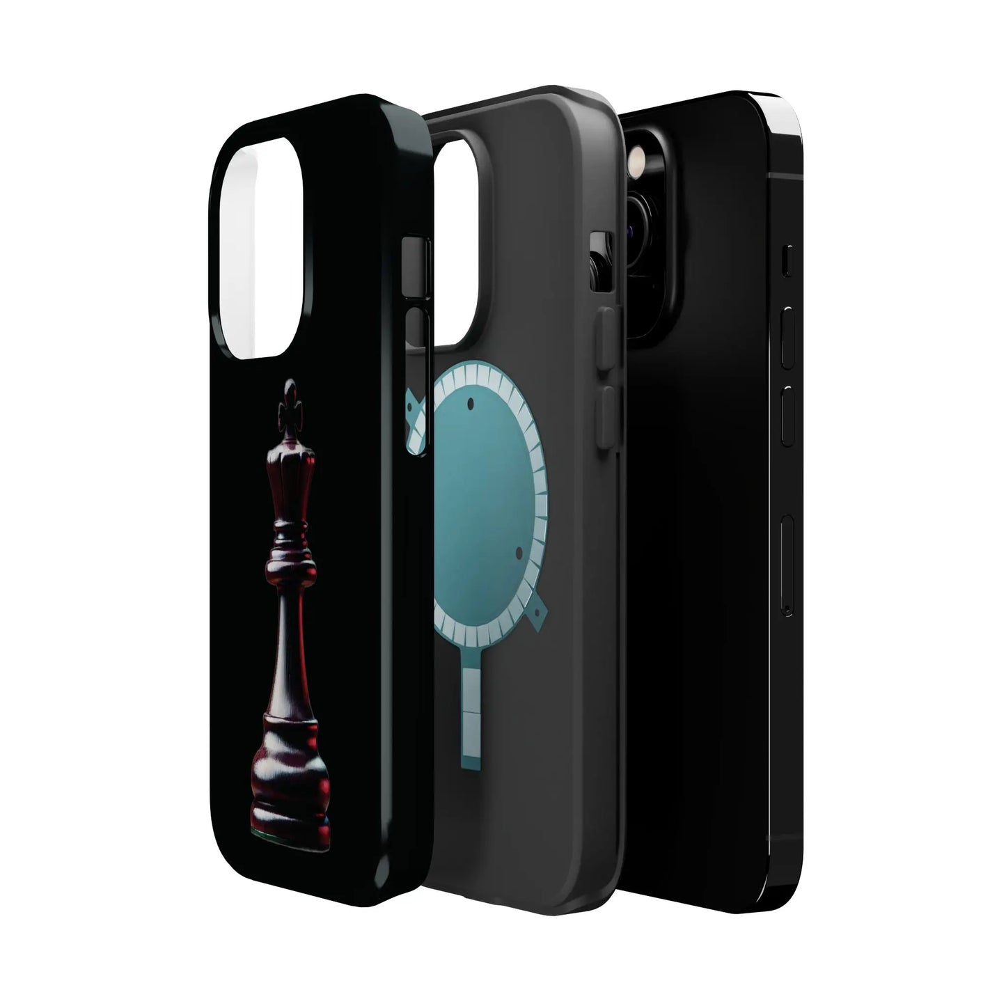 Funda Magnética Premium para iPhone - Diseño Completo de Rey de Ajedrez Printify  Phone Case