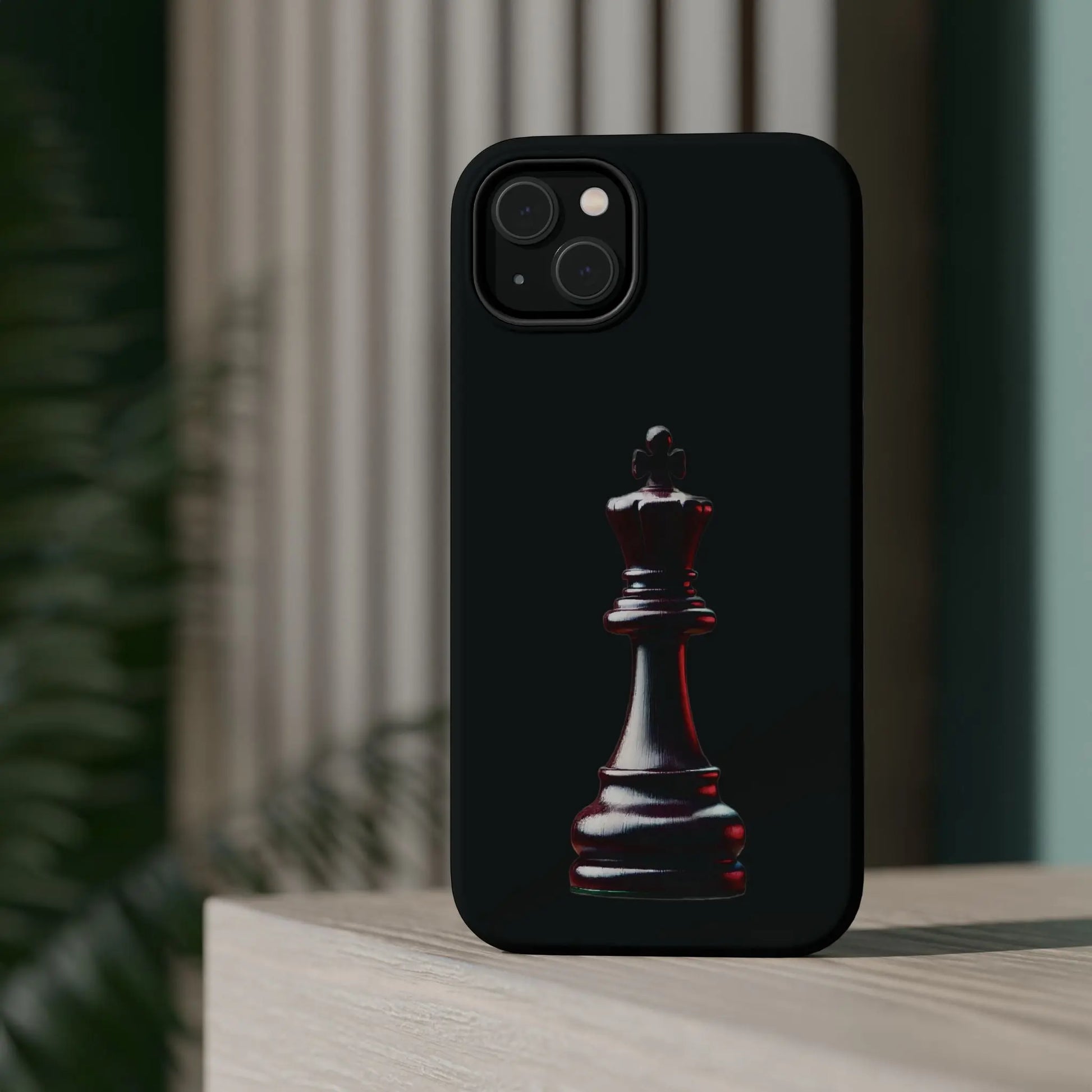 Funda Magnética Premium para iPhone - Diseño Completo de Rey de Ajedrez Printify  Phone Case