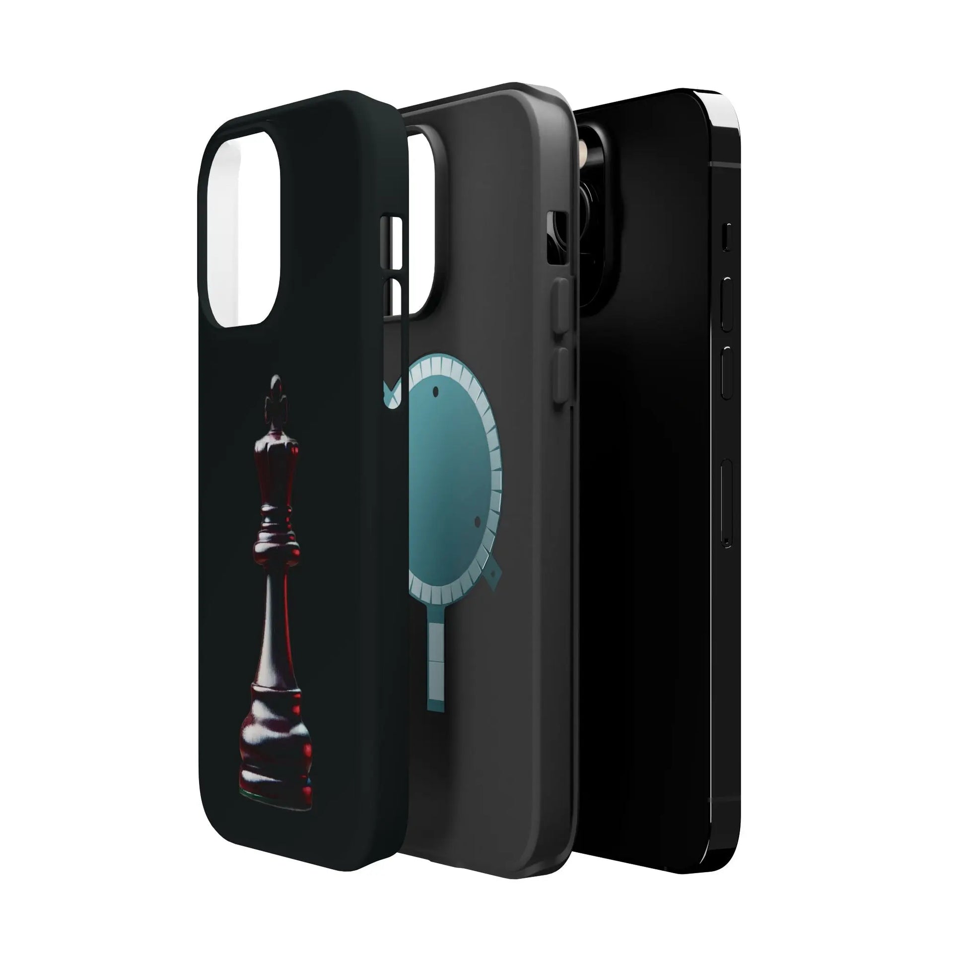 Funda Magnética Premium para iPhone - Diseño Completo de Rey de Ajedrez Printify  Phone Case