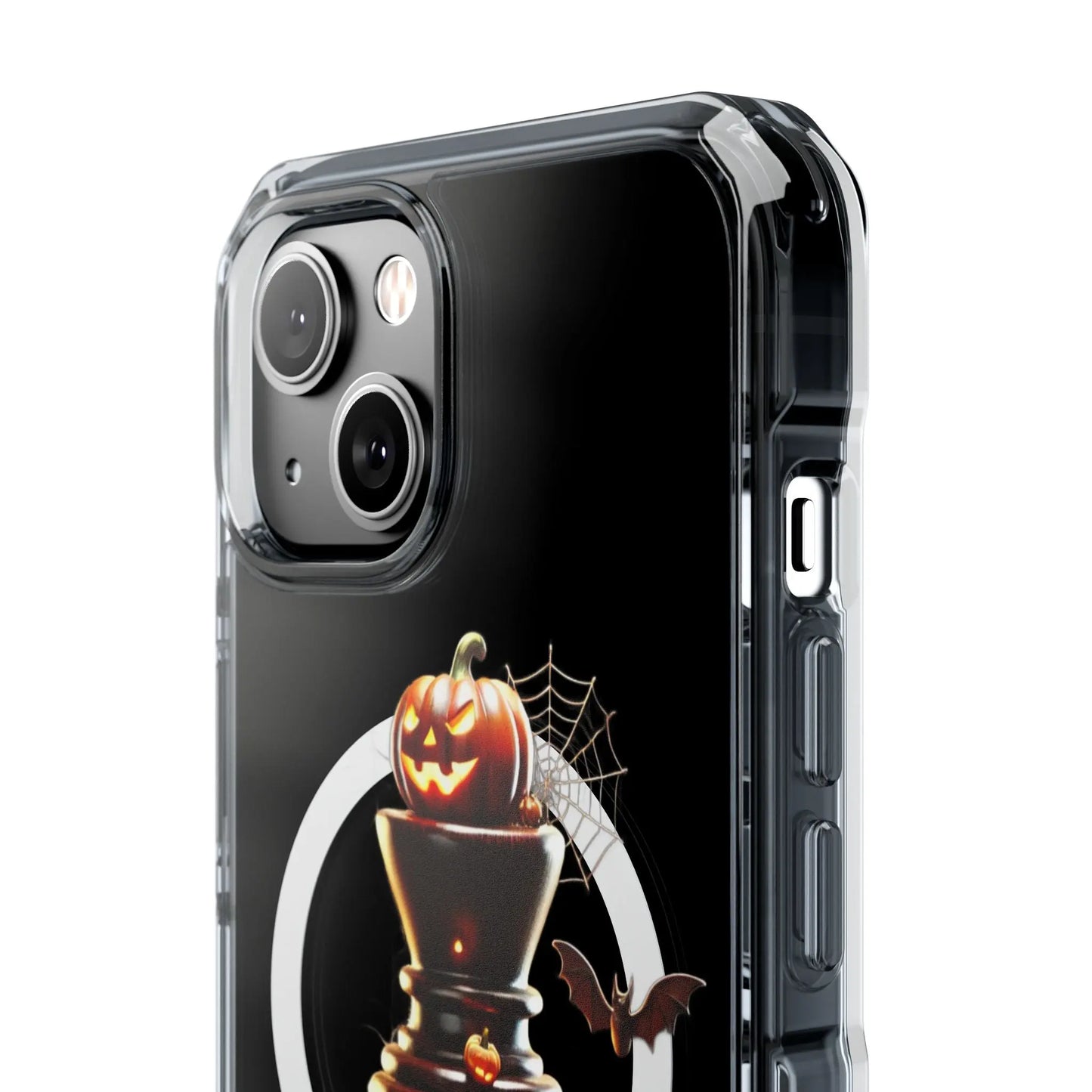 “Funda Magnética Transparente Alfil de Ajedrez Halloween” Printify  Phone Case