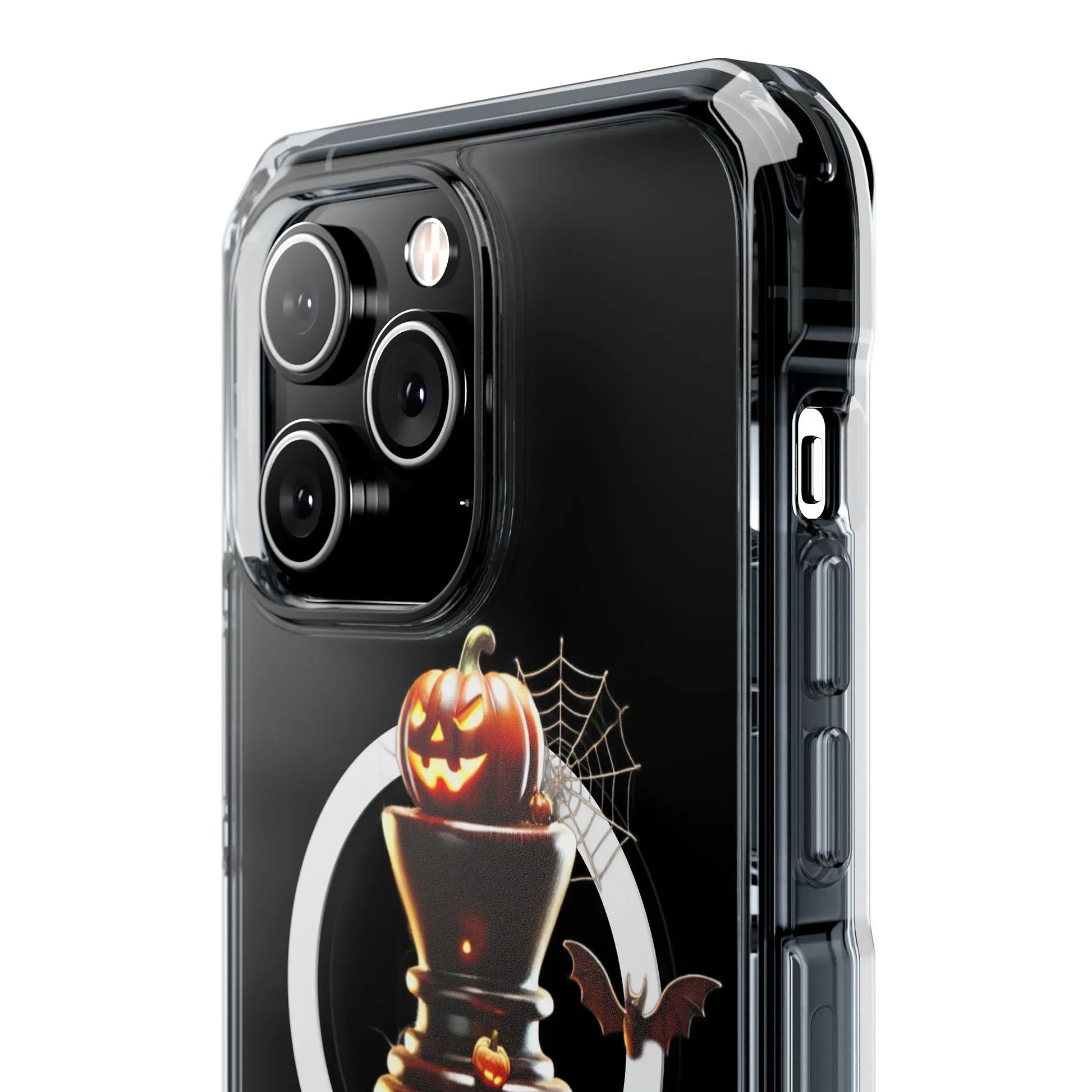 “Funda Magnética Transparente Alfil de Ajedrez Halloween” Printify  Phone Case