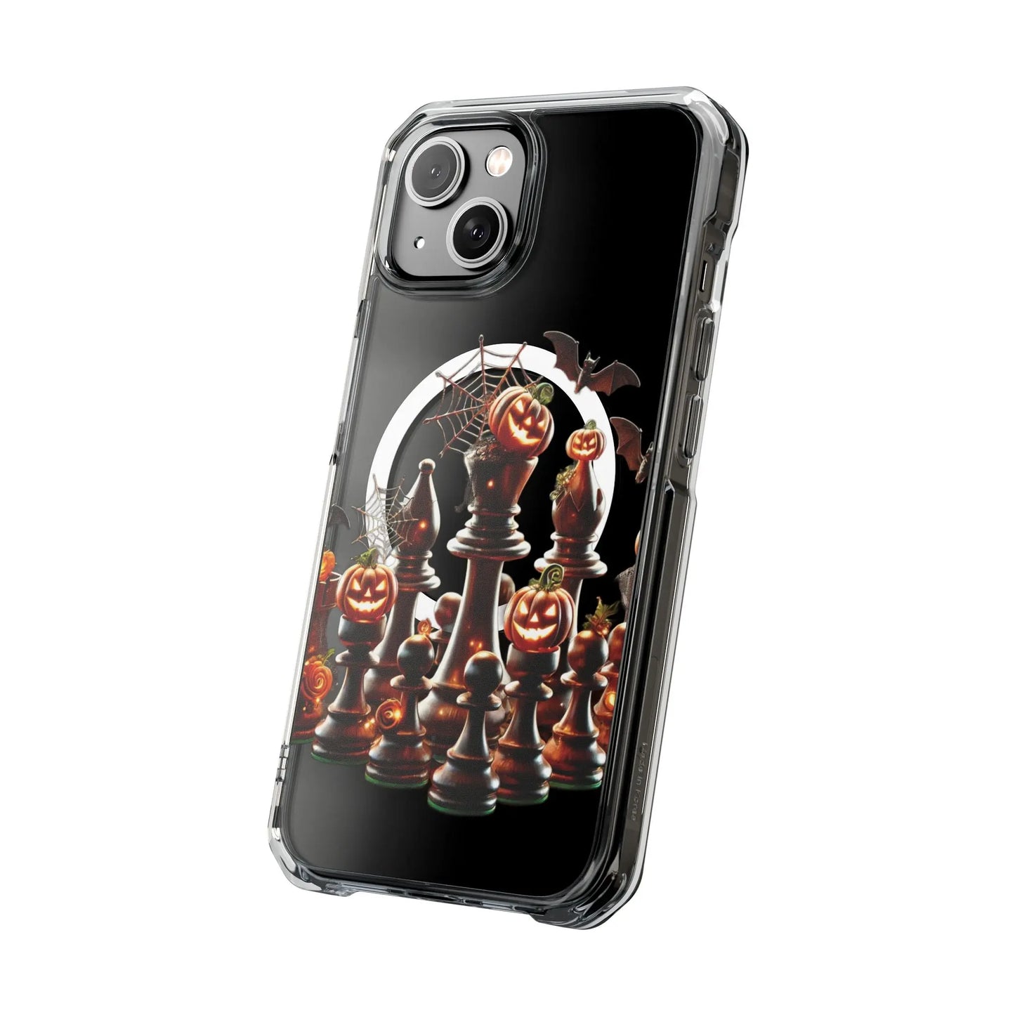 “Funda Magnética Transparente Impacto Ajedrez Halloween” Printify  Phone Case