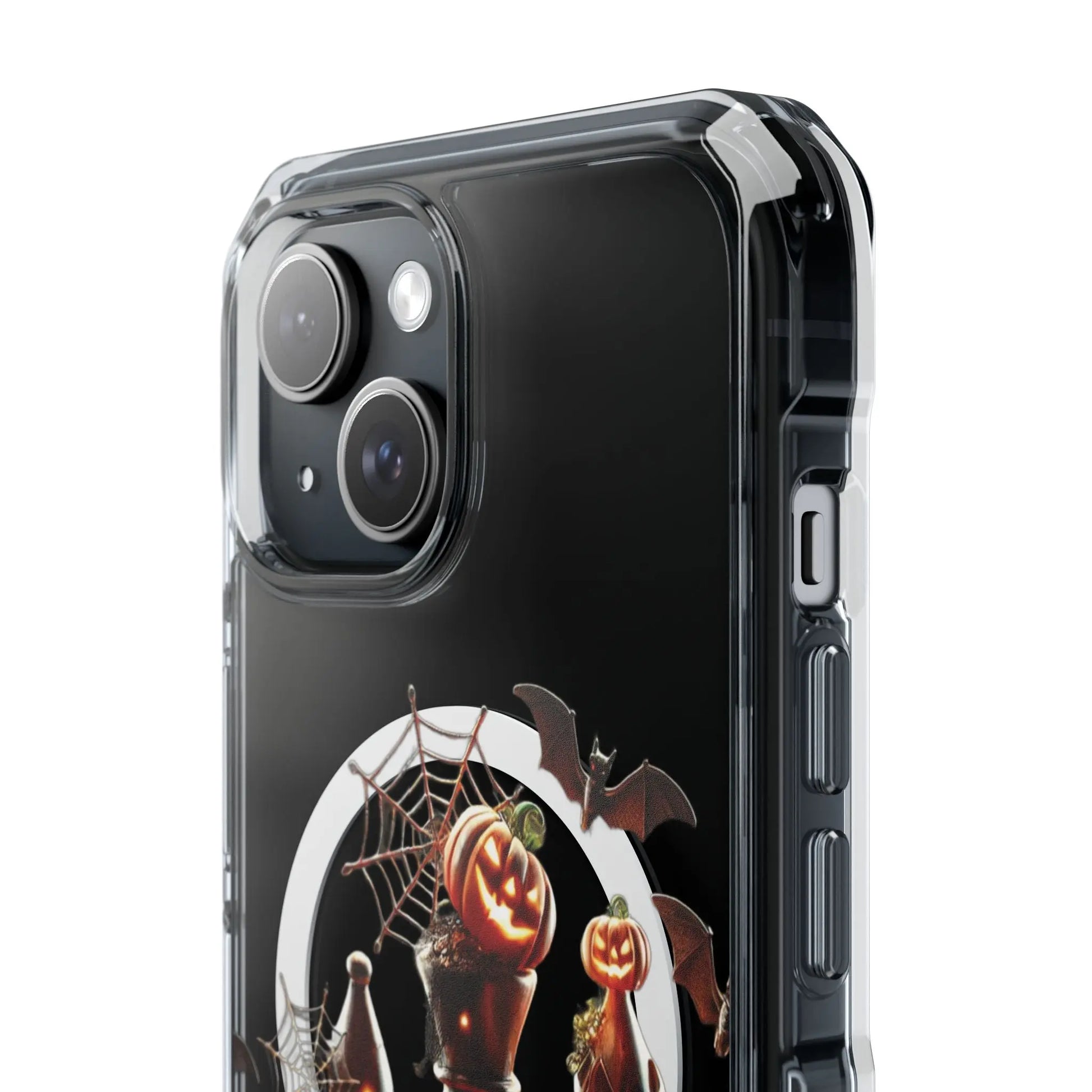 “Funda Magnética Transparente Impacto Ajedrez Halloween” Printify  Phone Case