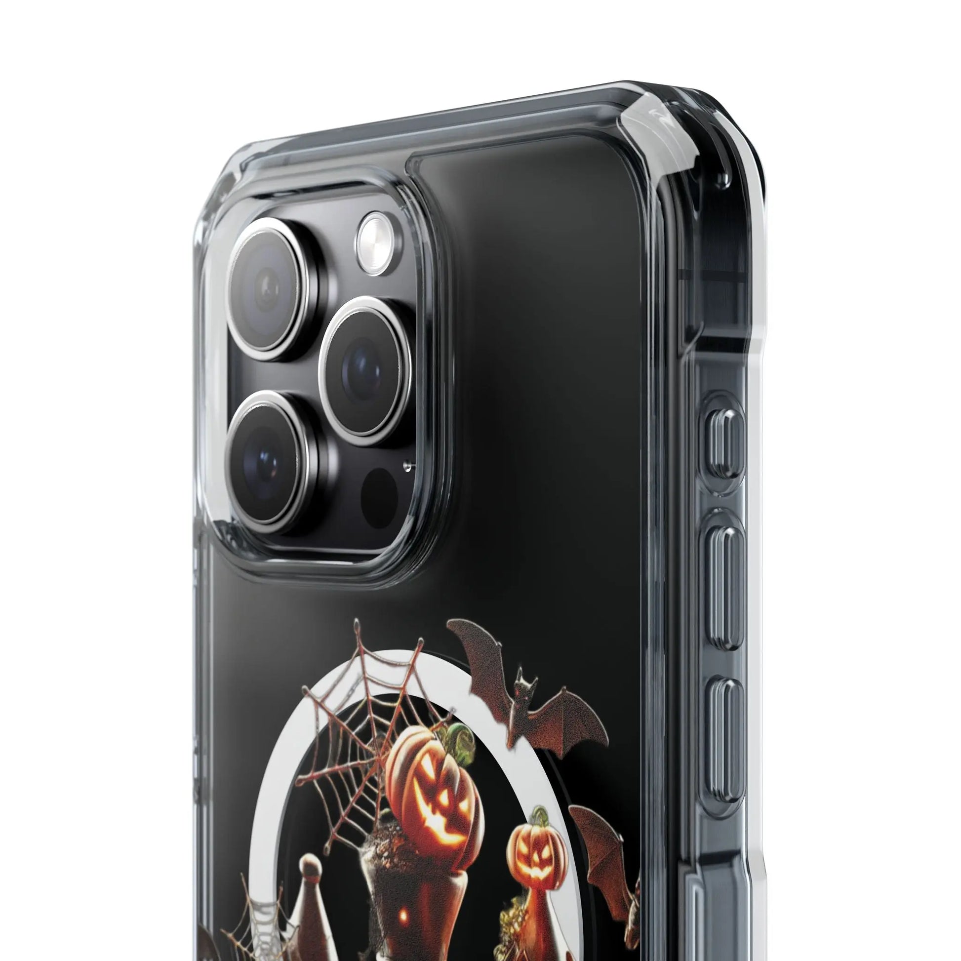 “Funda Magnética Transparente Impacto Ajedrez Halloween” Printify  Phone Case