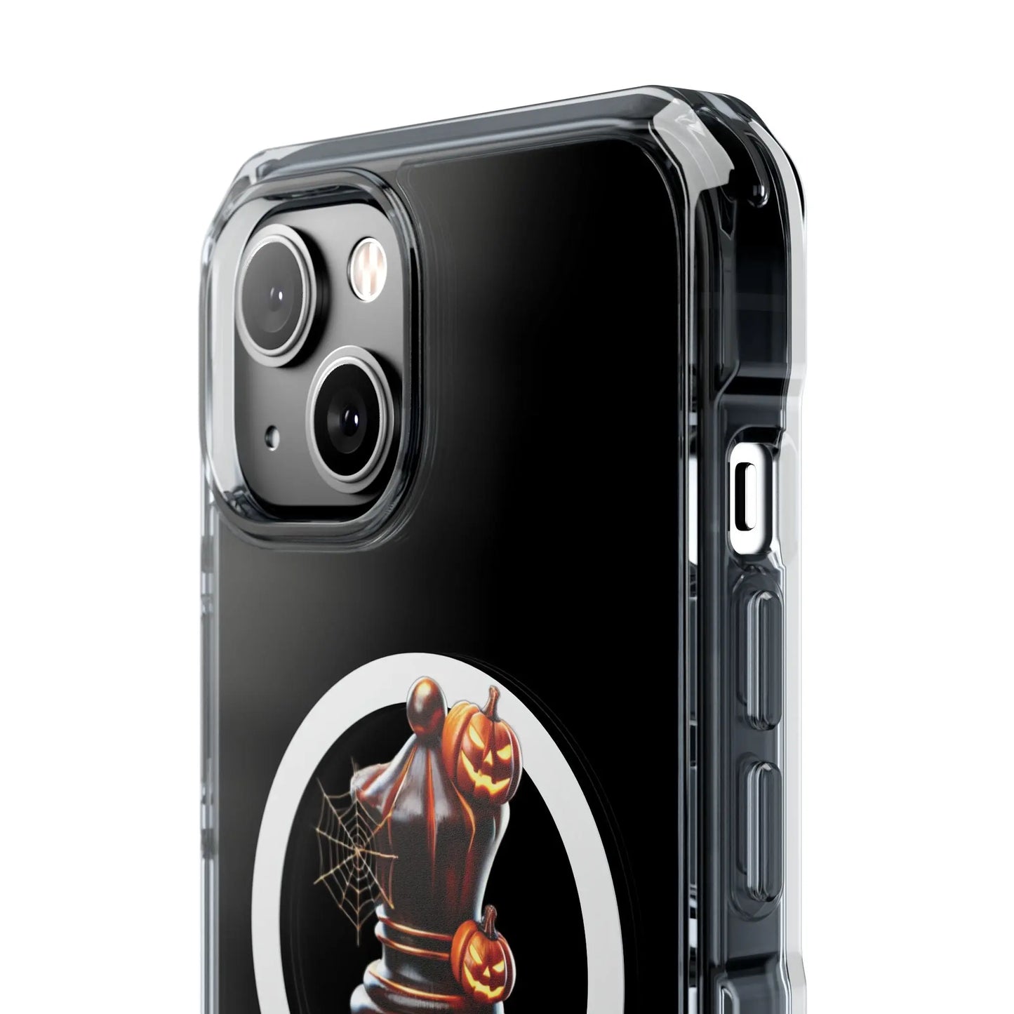 “Funda Magnética Transparente Rey de Ajedrez Halloween” Printify  Phone Case