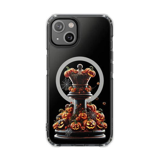 “Funda Magnética Transparente Torre de Ajedrez Halloween” Printify  Phone Case