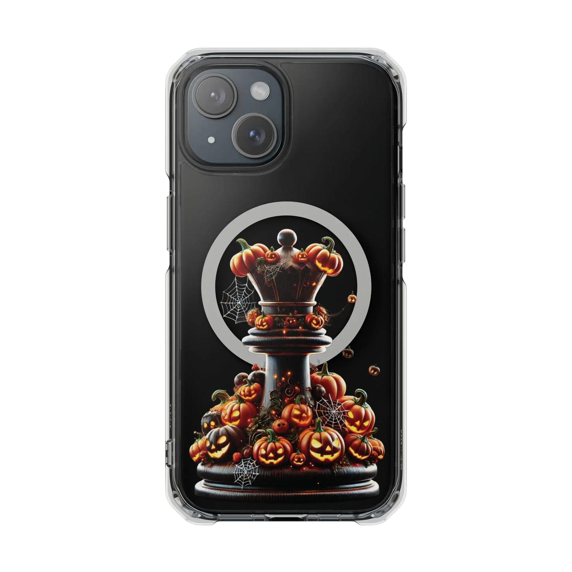 “Funda Magnética Transparente Torre de Ajedrez Halloween” Printify  Phone Case