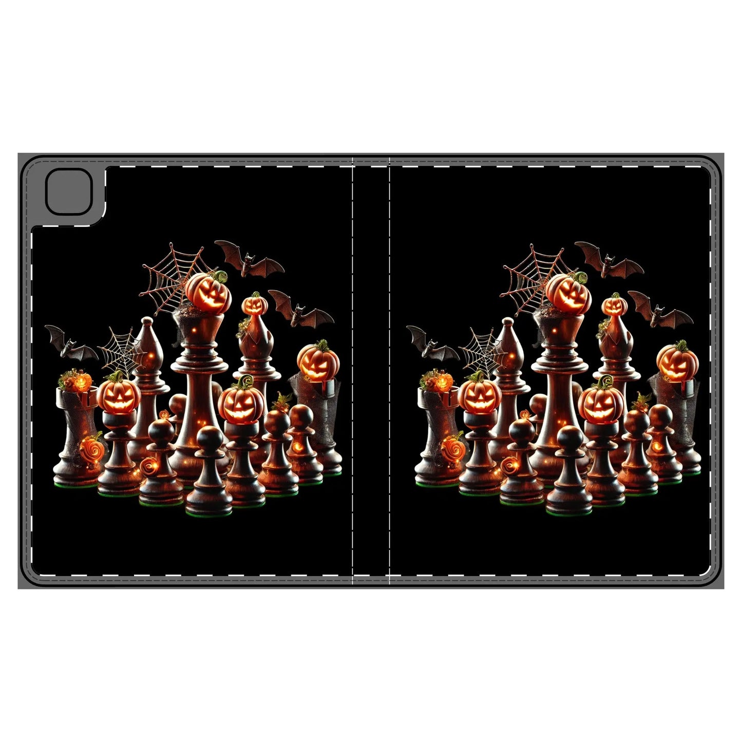 Funda para iPad Halloween Chess Hyperrealist - Protege tu iPad con Estilo Printify  Phone Case