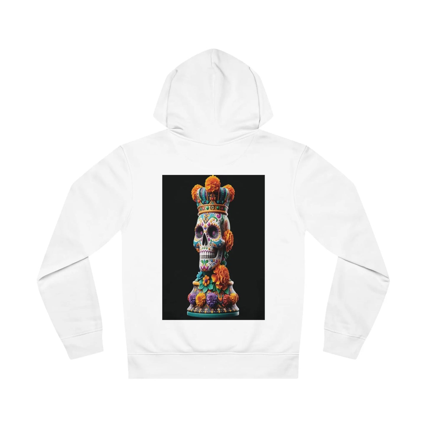 Hoodie Día de los Muertos Unisex Sostenible – Estilo Tradicional con Material Reciclado Printify  Hoodie