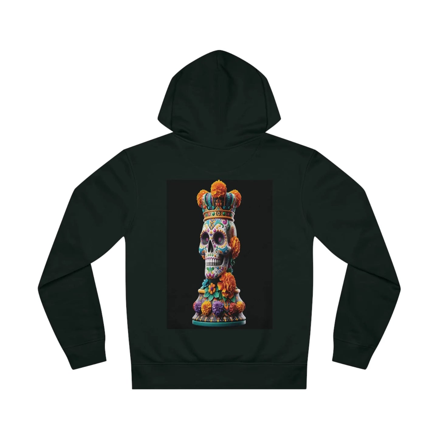 Hoodie Día de los Muertos Unisex Sostenible – Estilo Tradicional con Material Reciclado Printify  Hoodie