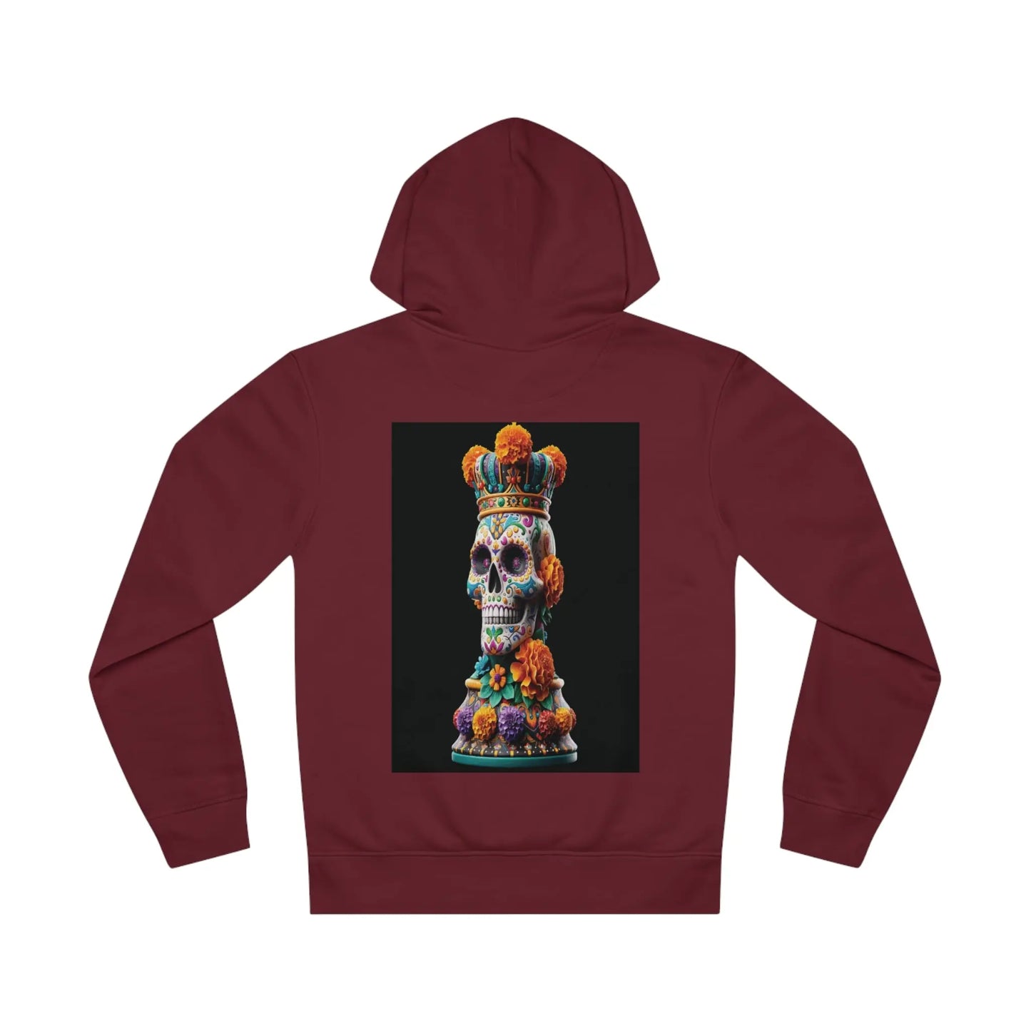 Hoodie Día de los Muertos Unisex Sostenible – Estilo Tradicional con Material Reciclado Printify  Hoodie